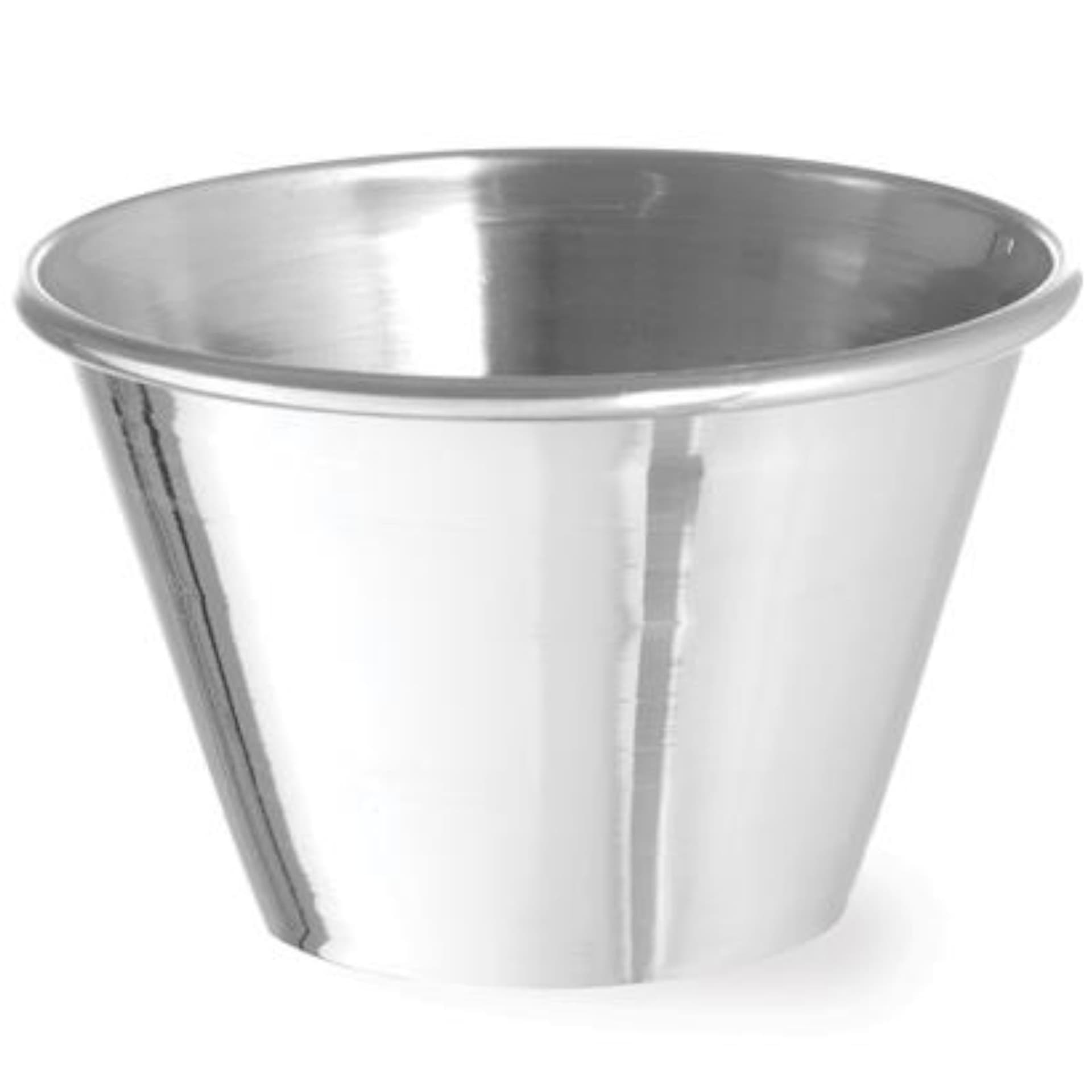 

Miseczka ramekin naczynie do sosów dipów ze stali nierdzewnej śr. 62 mm 12 szt. 70 ml - Hendi 400029