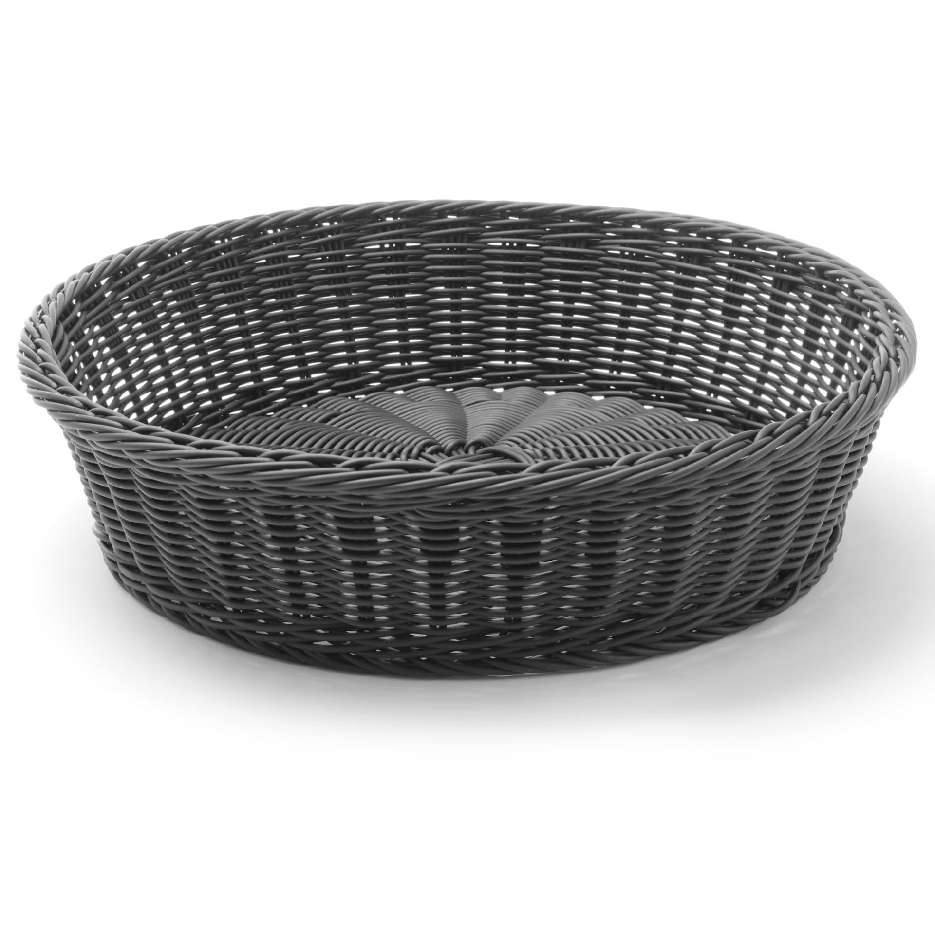 

Kosz ekspozycyjny bufetowy na pieczywo okrągły czarny śr. 400 mm - Hendi 426982