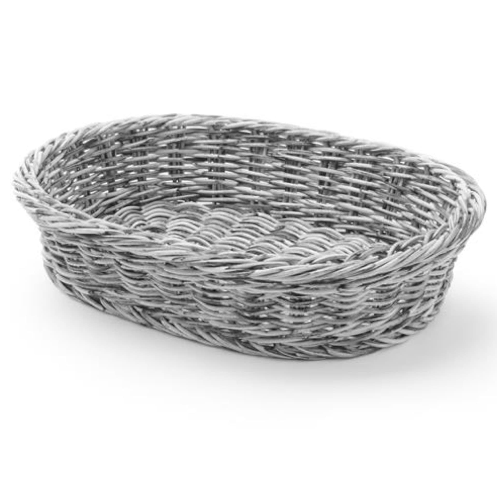 

Koszyk na pieczywo owalny polipropylenowy szary 320x230x70 mm - Hendi 426647