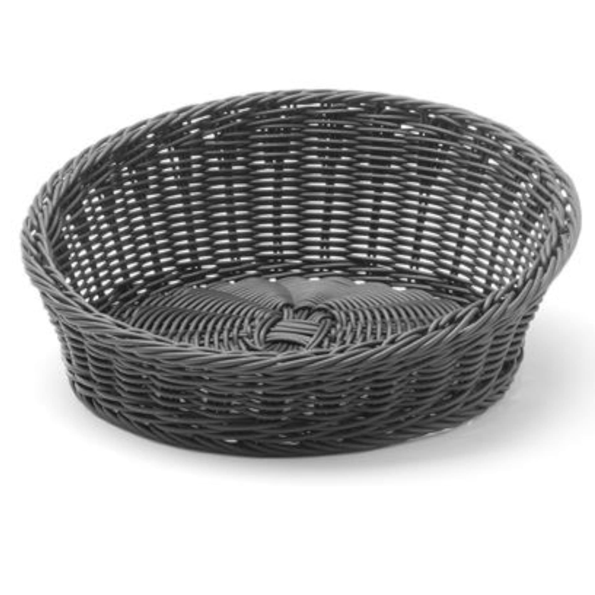 

Kosz ekspozycyjny na pieczywo owoce skośny okrągły śr. 310 mm czarny - Hendi 426579