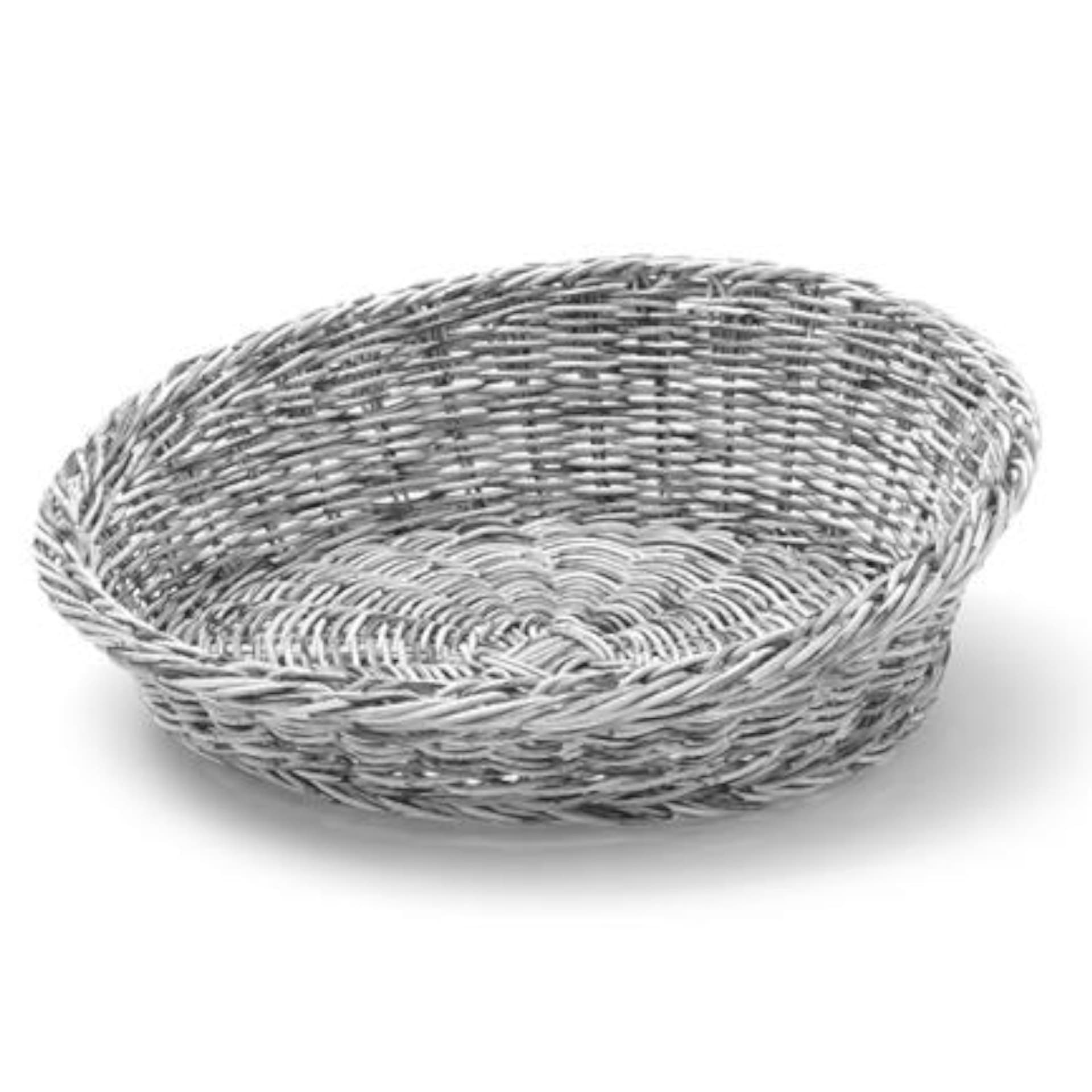 

Kosz ekspozycyjny na pieczywo owoce skośny okrągły śr. 370 mm szary - Hendi 426586