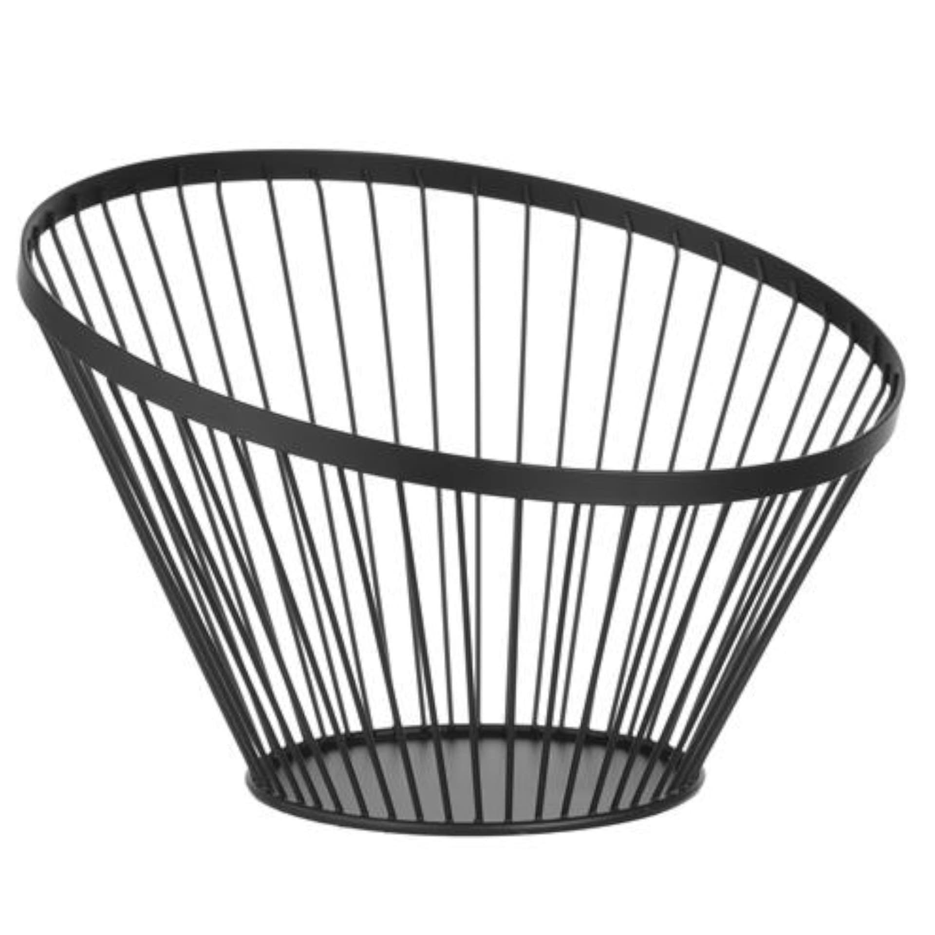 

Koszyk miska druciana na owoce czarna z matową powłoką śr. 300 mm - Hendi 427071