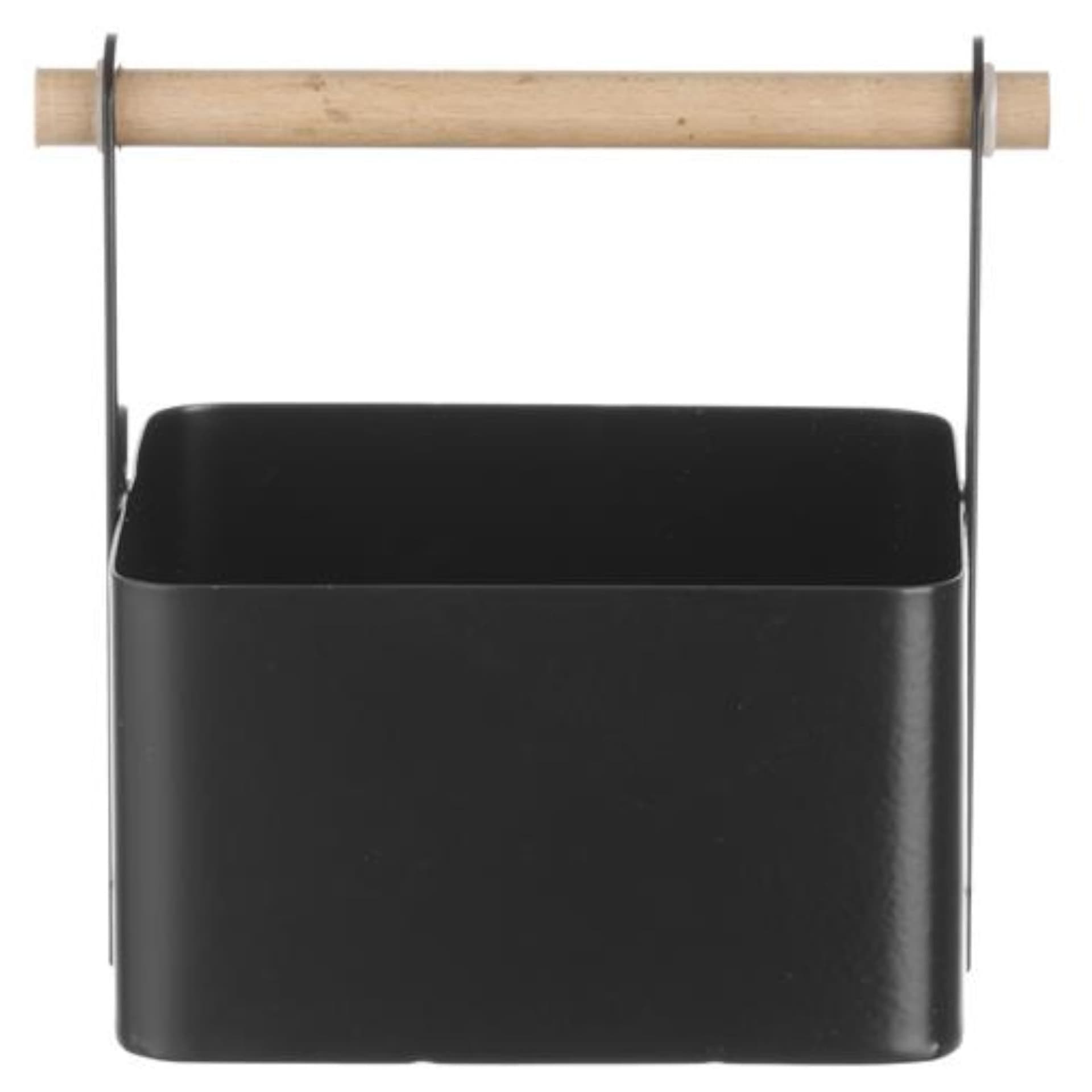 

Organizer koszyk stołowy na przyprawy z drewnianą rączką 17x13x16 cm - Hendi 427057