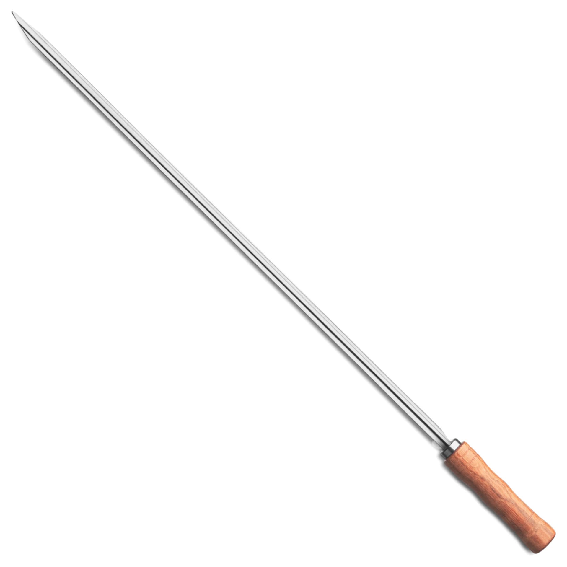 

Szpikulec szpila kij do grilla BBQ kiełbasy szaszłyków Churrasco nierdzewny WĄSKI dł. 650 mm