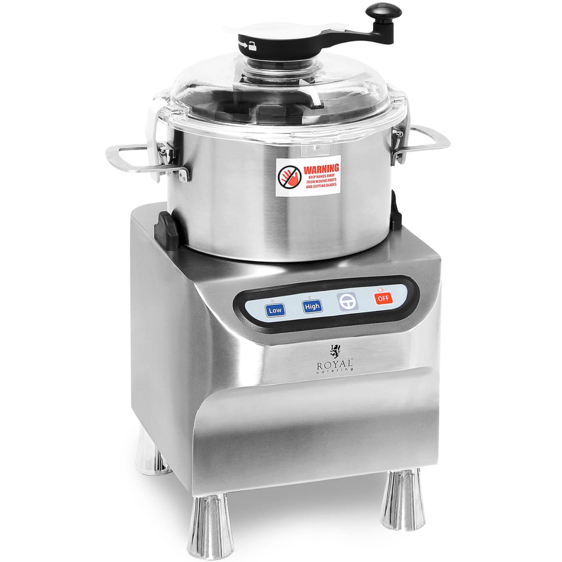 

Kuter wilk gastronomiczny do siekania mielenia krojenia mięsa warzyw 5 l 1500/2800 obr./min 800 W