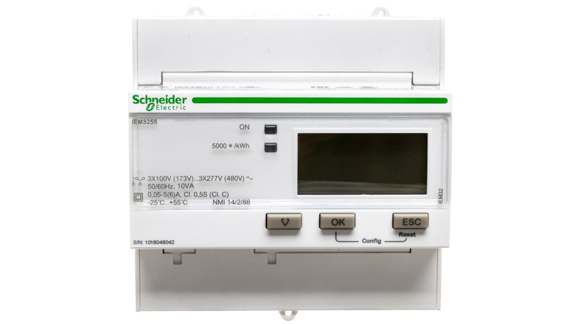 

Licznik energii elektrycznej 1/3-fazowy 5A przekładnik 100-277/173-480V kl.0,5S/C Modbus MID taryfowy cyfrowy iEM3255 A9MEM3255