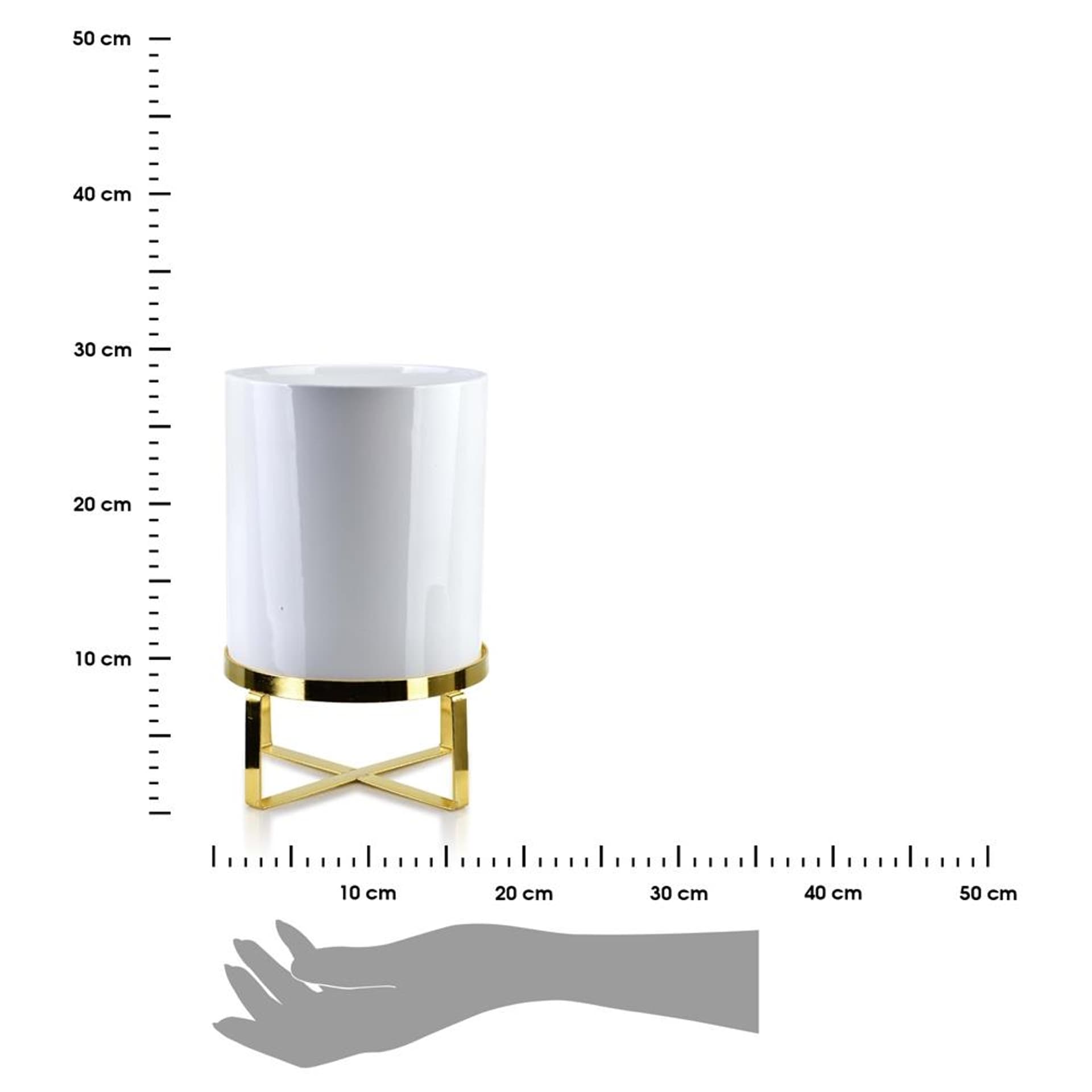 

Doniczka na stojaku Neva Lao White 28 cm