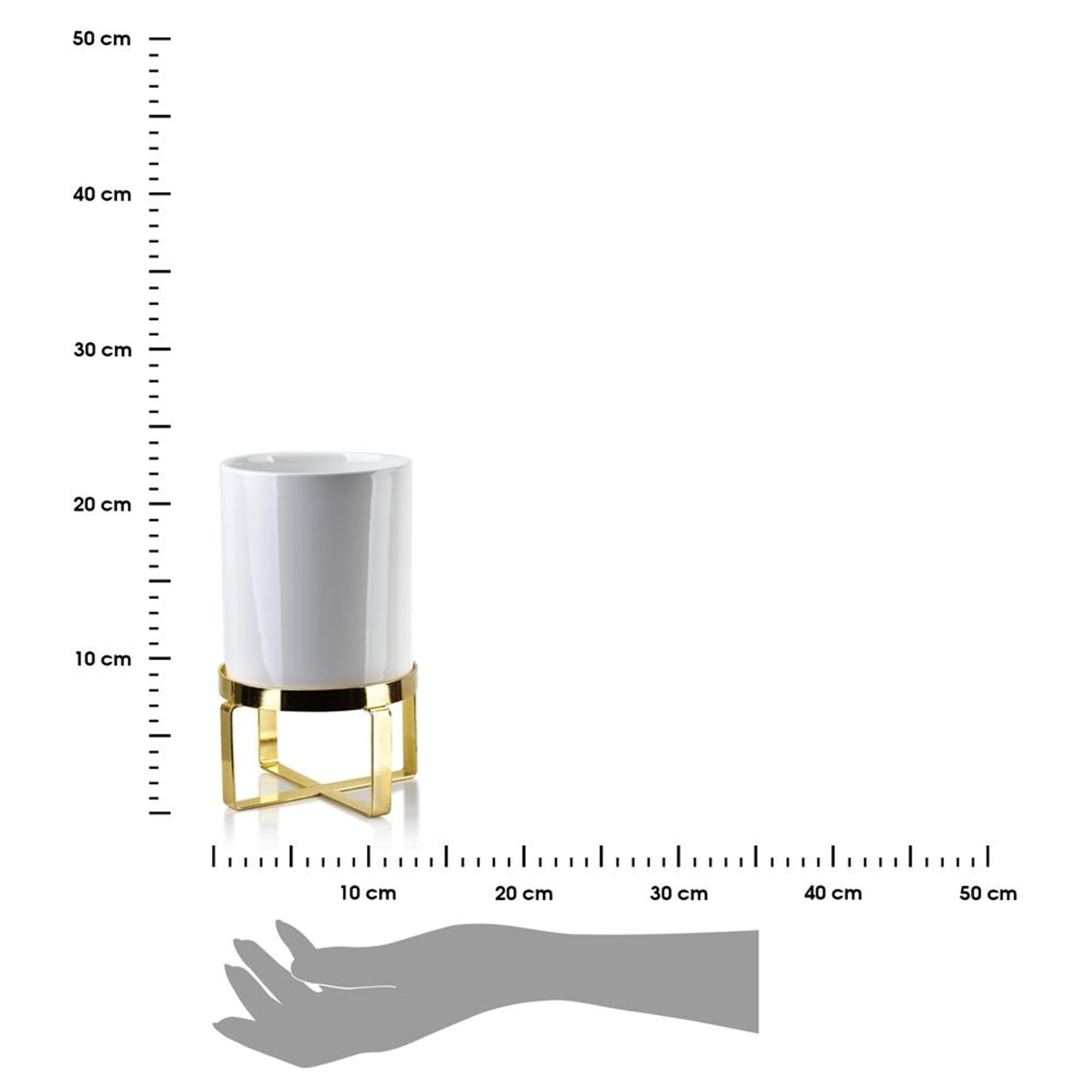 

Doniczka na stojaku Neva Lao White 22 cm