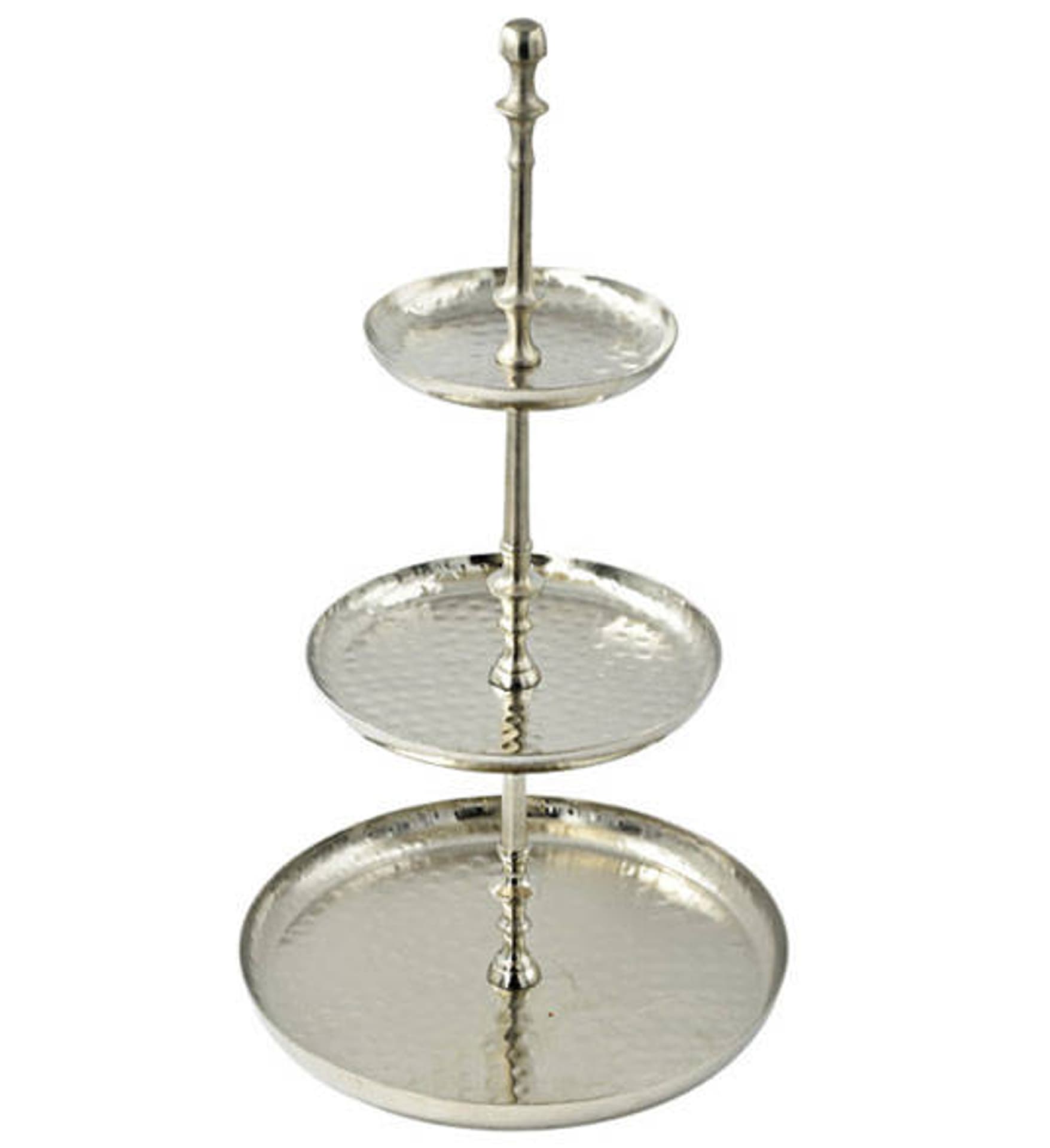 

Aluminiowa patera, srebrna, 51 cm