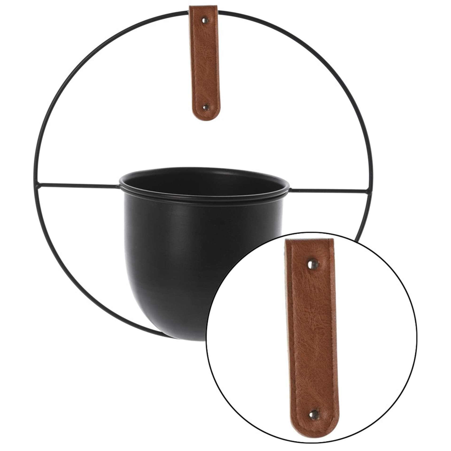 

Donica wisząca metalowa 30 cm