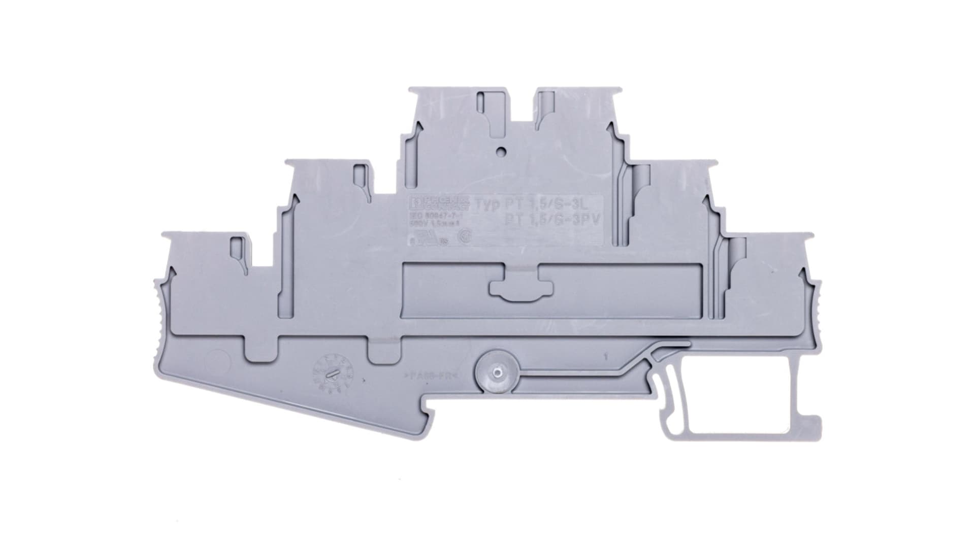 

Złączka szynowa 3-piętrowa 1,5mm2 szara PT 1,5/S-3L 3213713 /50szt./