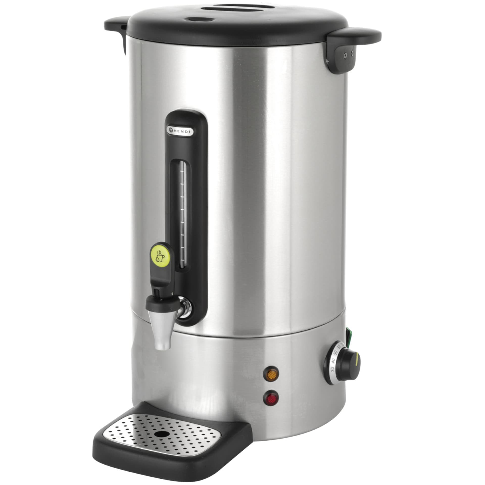 

Warnik podgrzewacz do kawy z niekapiącym kranem stalowy Concept Line 18 l - Hendi 211427