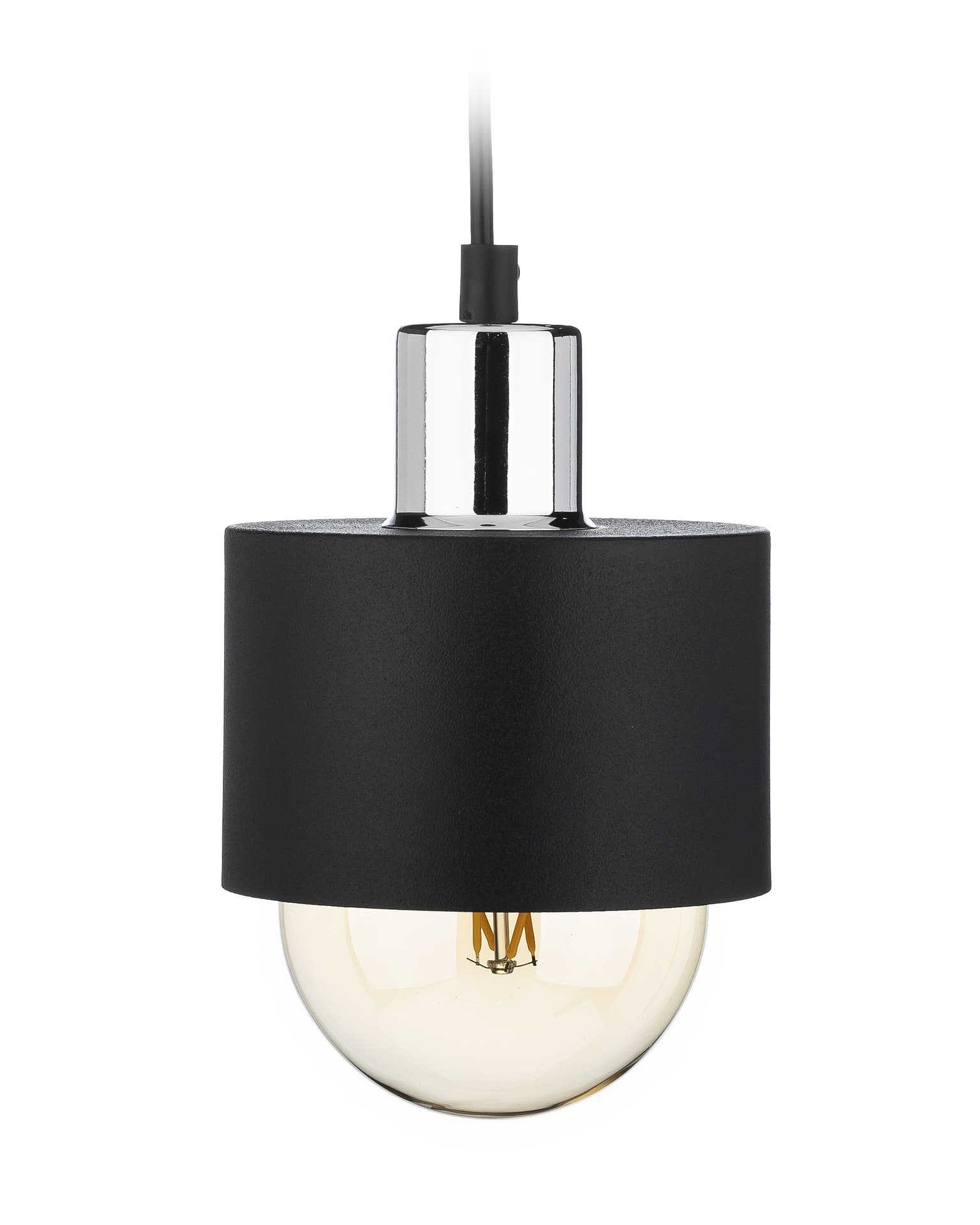 

Lampa wisząca BerlinStil 12cm cz-srebrna