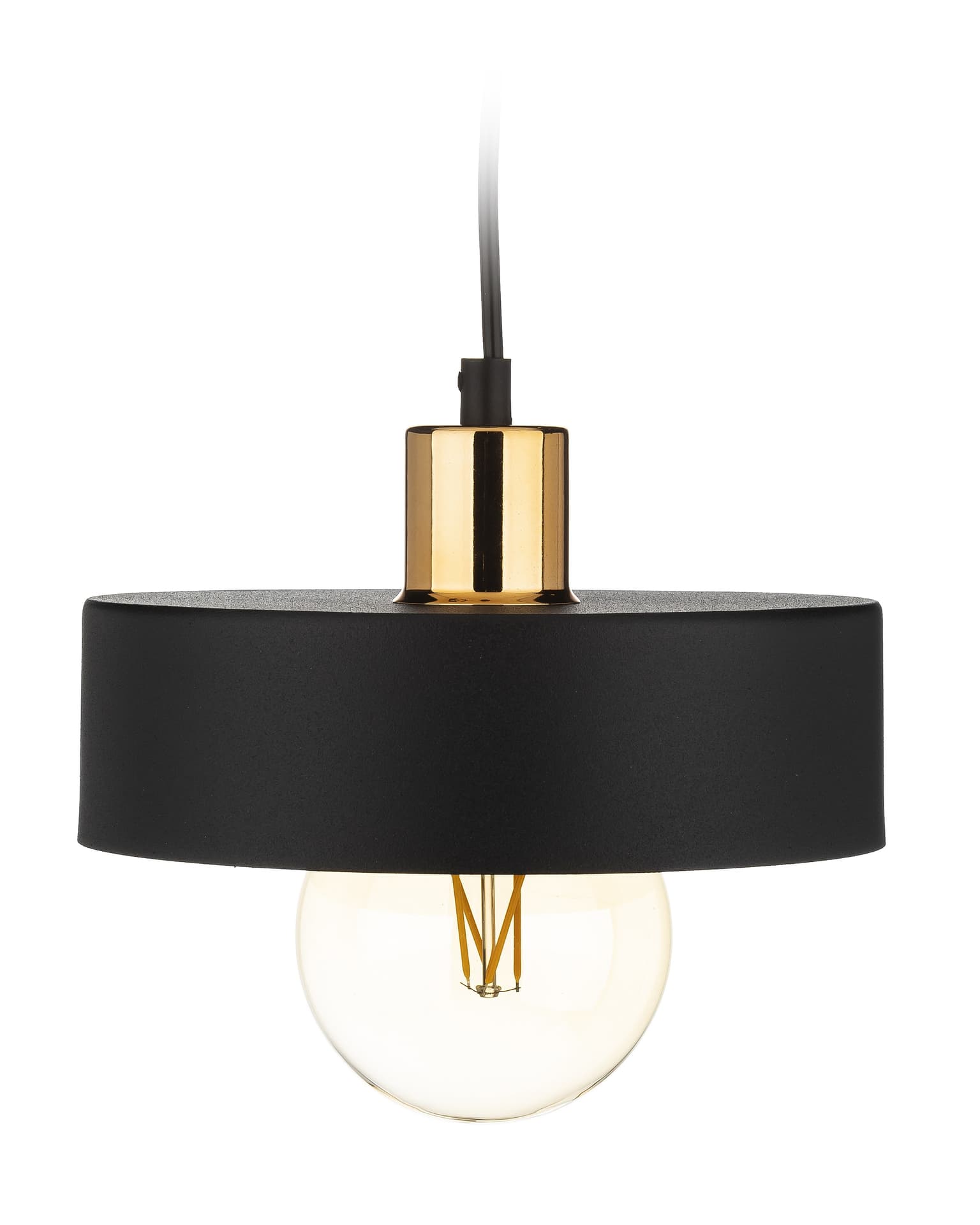 

Lampa wisząca BerlinStil 20 cm cz-miedź