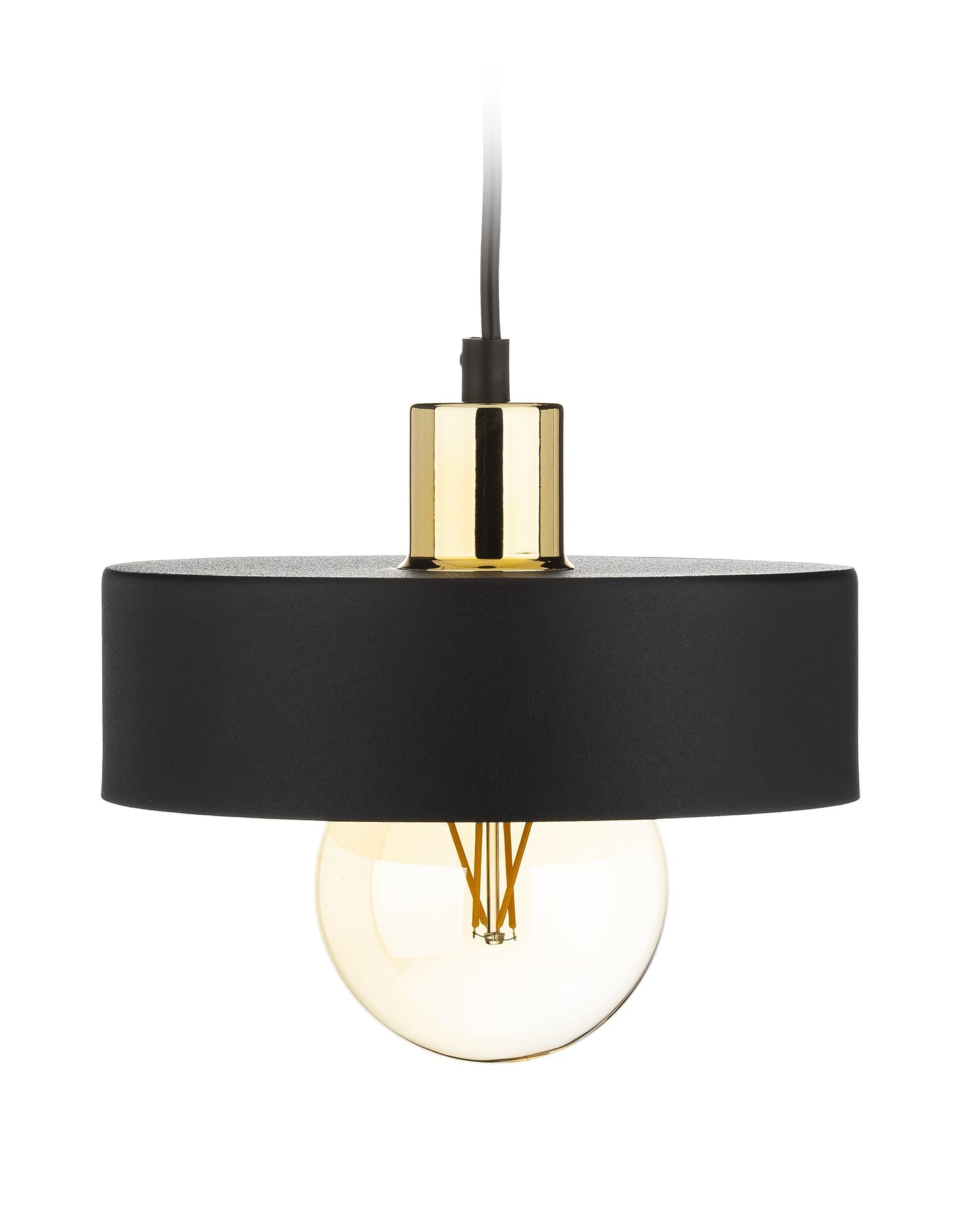 

Lampa wisząca BerlinStil 20 cm cz-złota