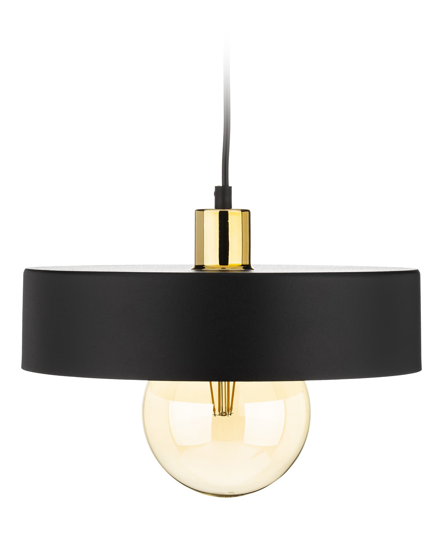 

Lampa wisząca BerlinStil 30 cm cz- złota