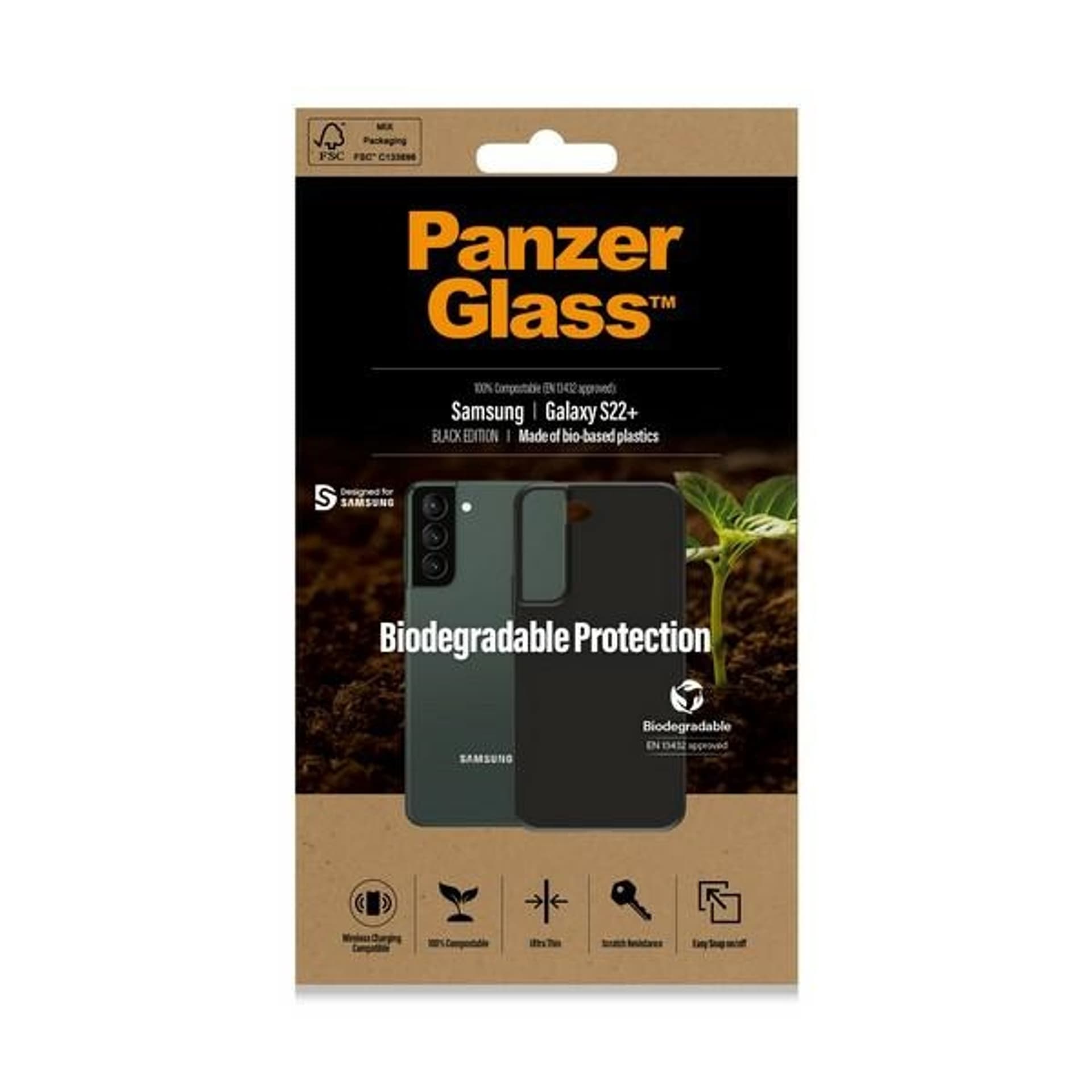 

PanzerGlass BiodegradableCase Sam S22+ G906 czarny/black