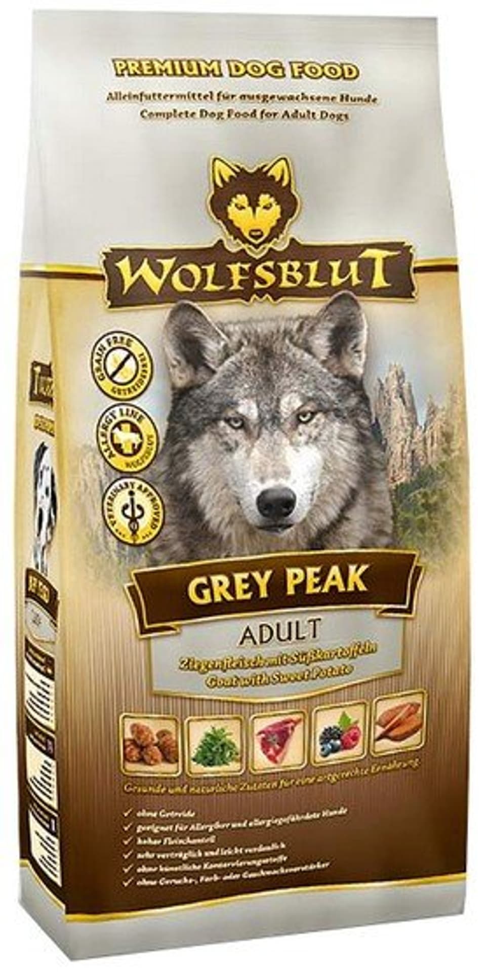 

Wolfsblut Dog Grey Peak - koza i bataty 12,5kg