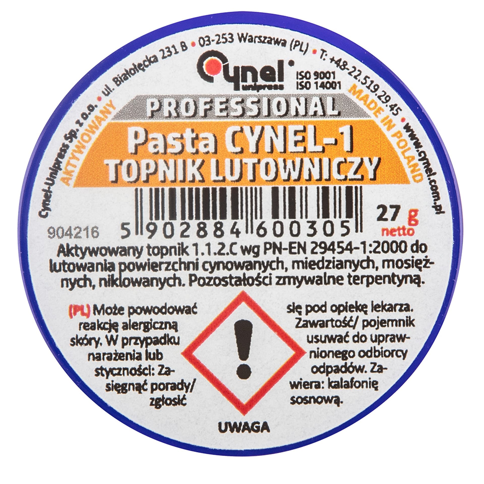 

Topnik do lutowania miękkiego 27 g