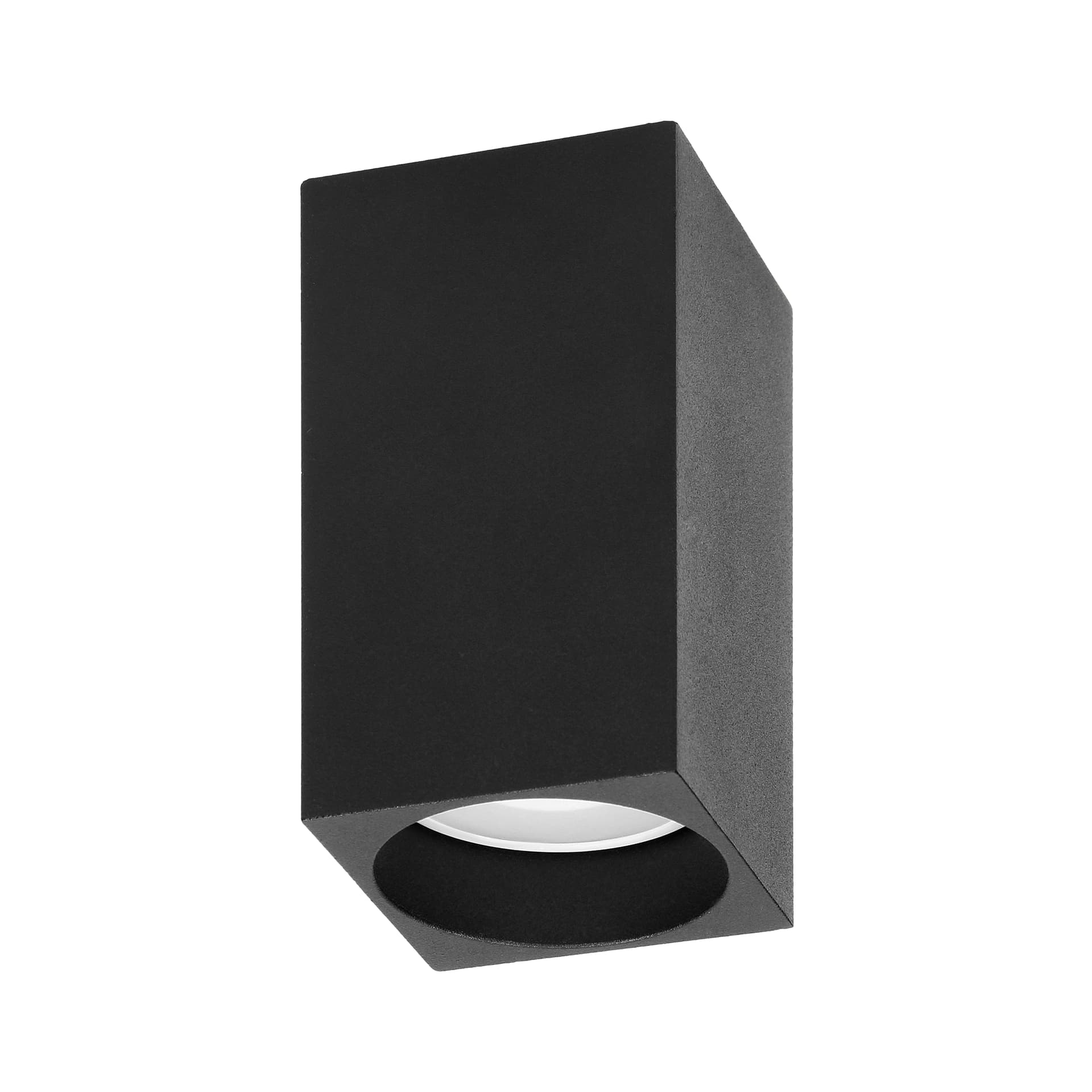 

BARBRA DLS GU10 downlight max 50W, IP20, kwadrat, czarny, aluminium