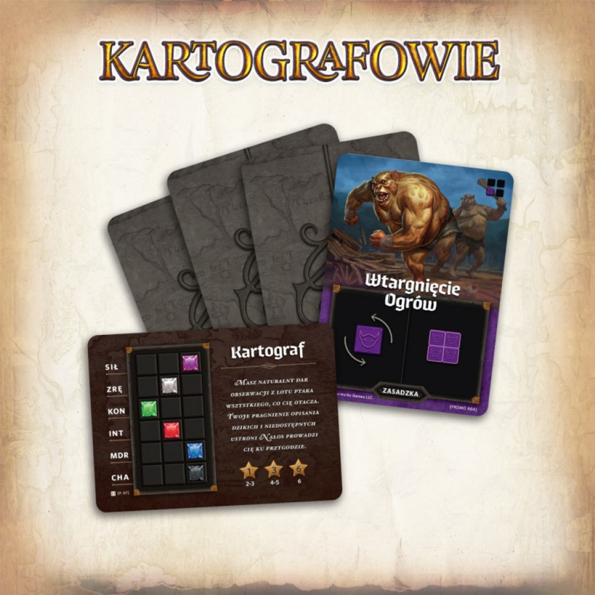 

GRA KARTOGRAFOWIE: ZASADZKI - mini dodatek OGRY GAMES