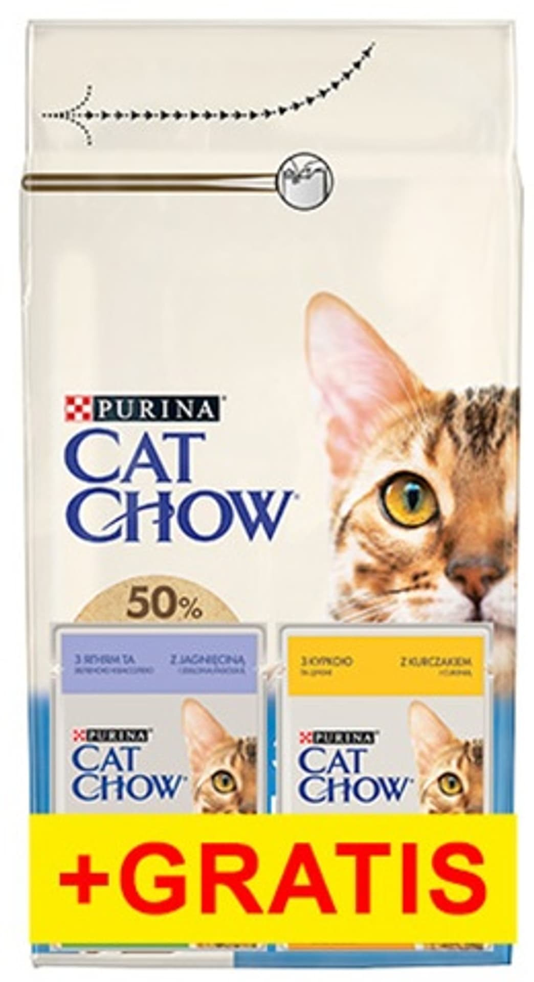

PURINA CAT CHOW SPECIAL CARE 3w1 Bogata w indyka 1,5kg + GRATIS 2x85g