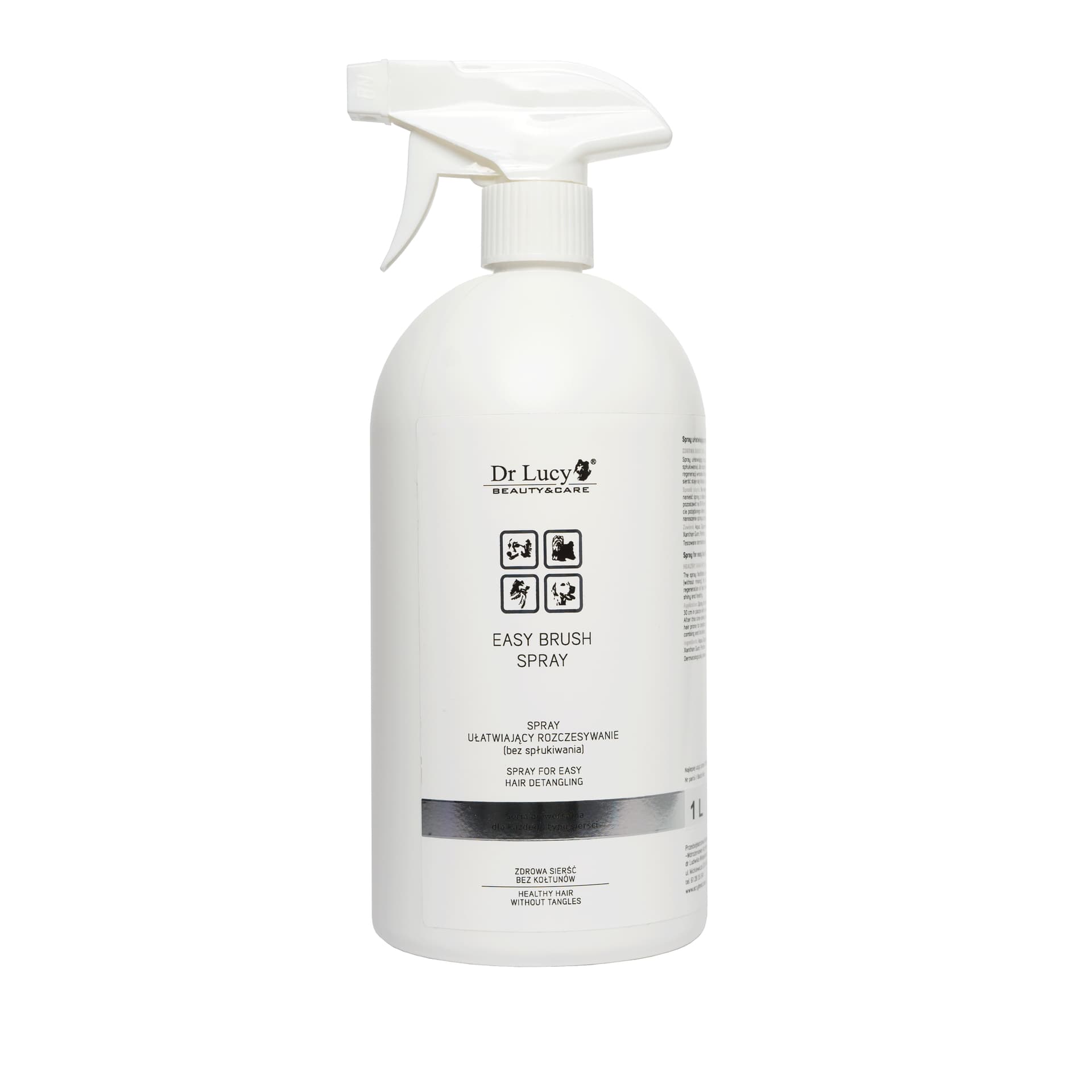 

DR LUCY Spray ułatwiający rozczesywanie skołtunionych włosów (bez spłukiwania) [EASY BRUSH SPRAY] 1l, Bez spłukiwania) [easy brush spray] 1