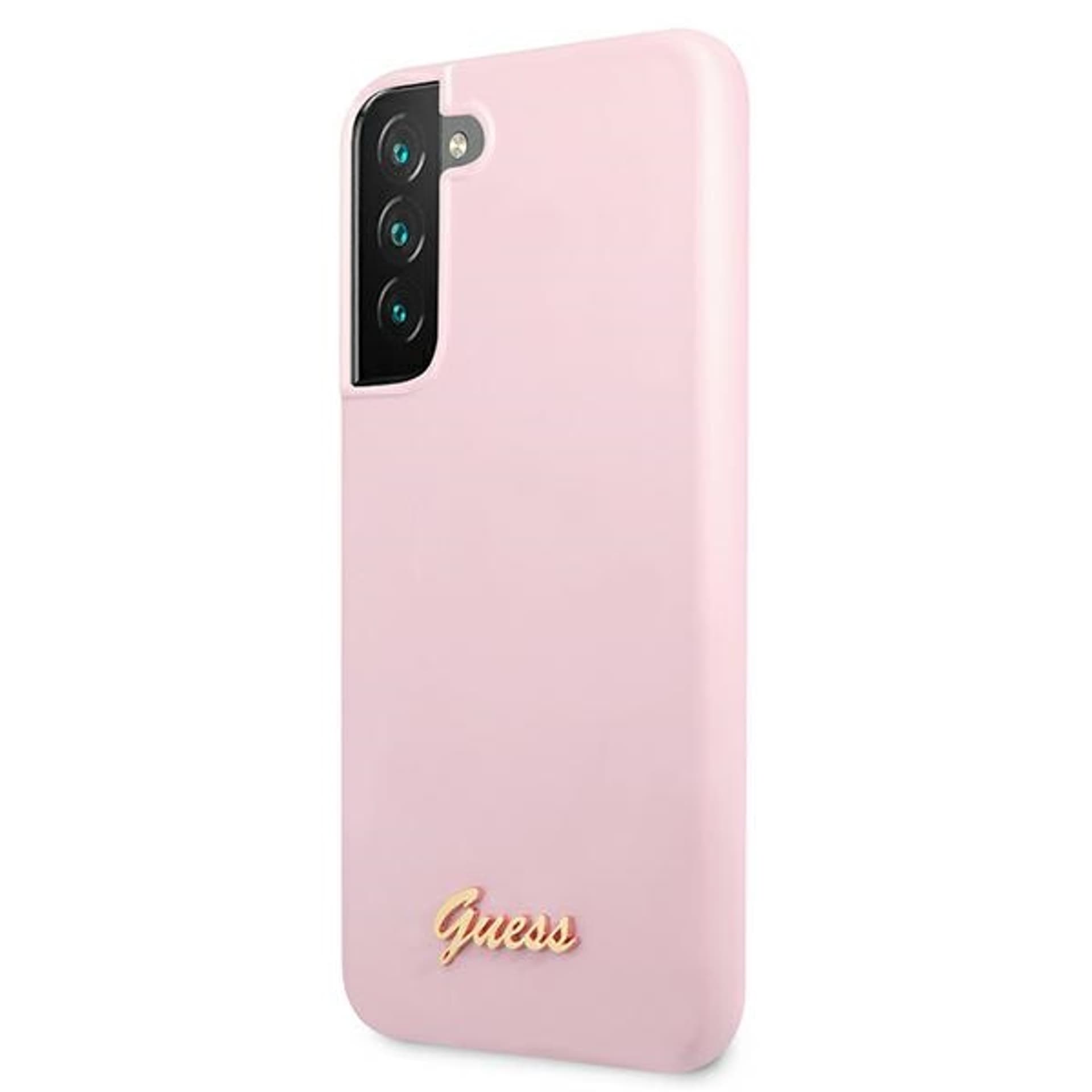 

Guess GUHCS22MLSLMGLA S22+ S906 lawenda/lavender hardcase Silicone Script Metal Logo
