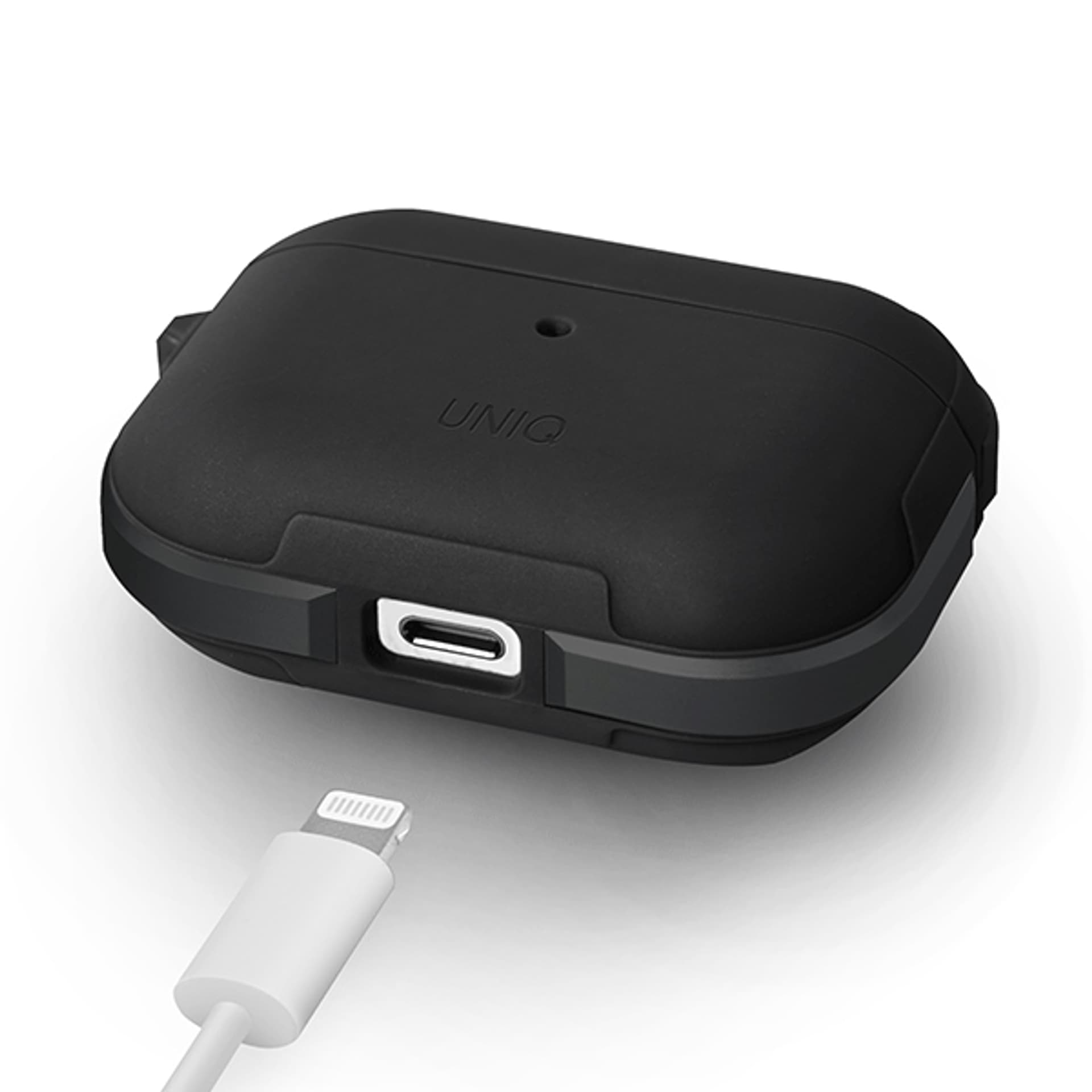 

UNIQ etui Valencia AirPods Pro czarny/midnight black Antimicrobial