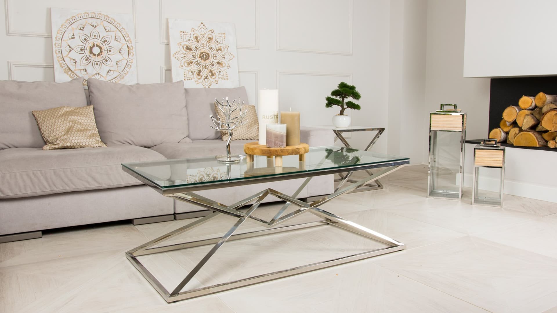 

Stolik kawowy Diamanto Silver