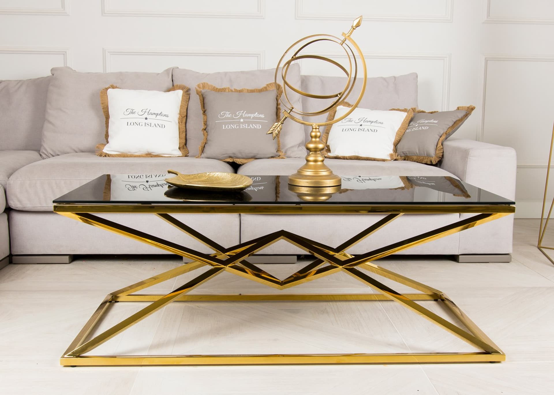 

Stolik kawowy Diamanto Gold Black