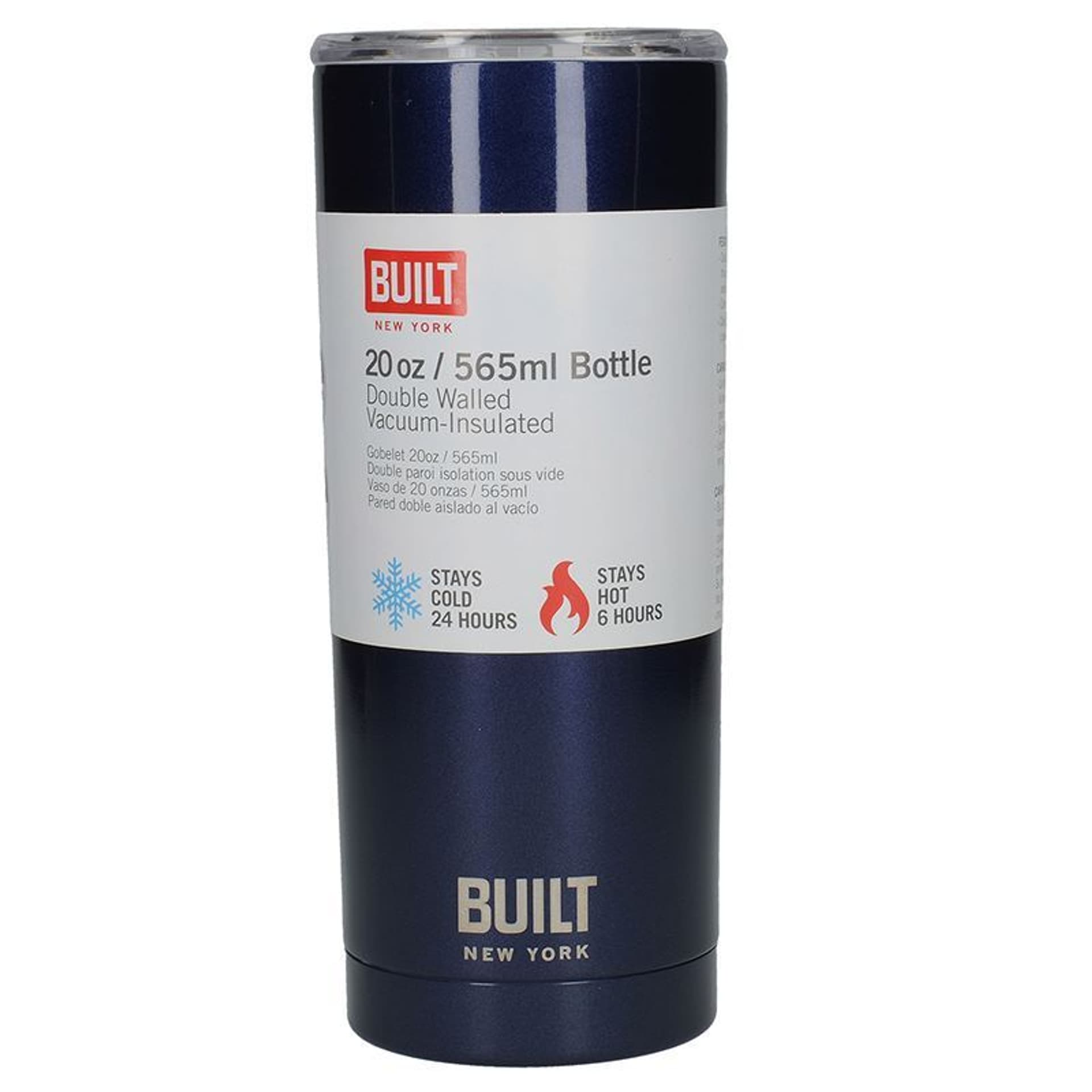 

BUILT Vacuum Insulated Tumbler - Stalowy kubek termiczny z izolacją próżniową 600 ml (Midnight Blue)