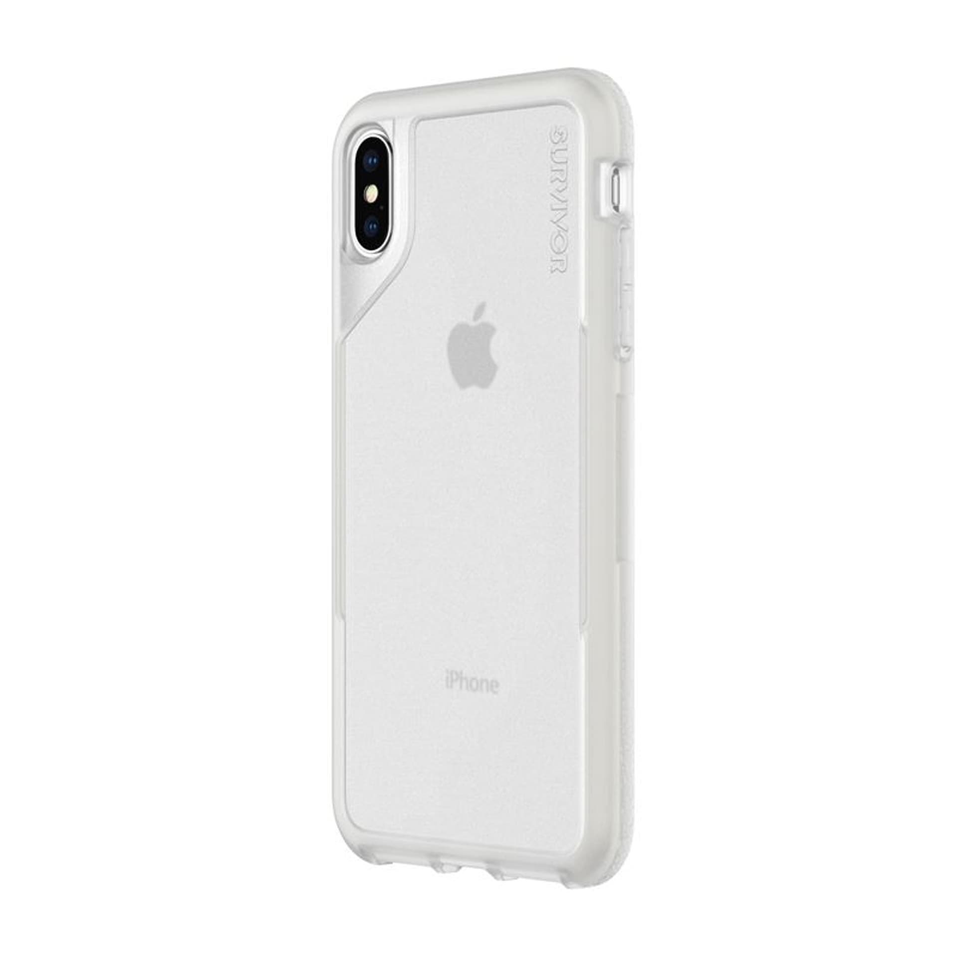 

Griffin Survivor Endurance - Pancerne etui iPhone Xs Max (przezroczysty/szary)
