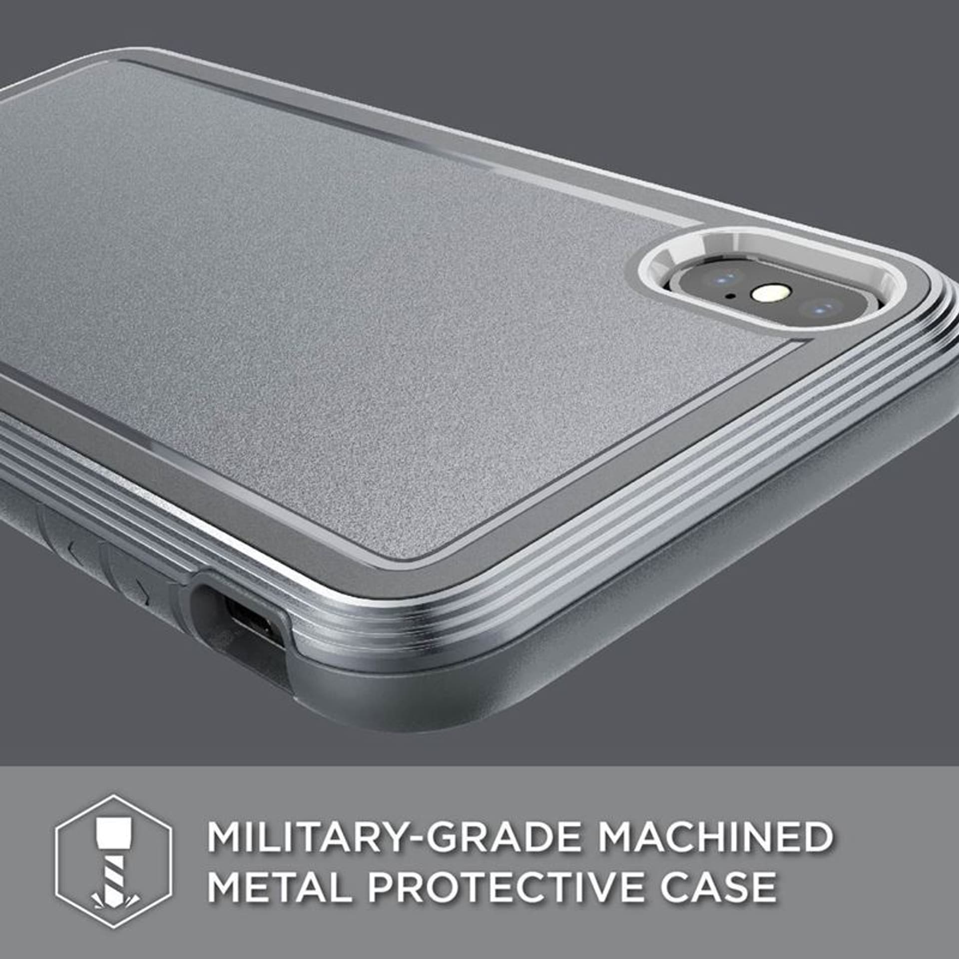

X-Doria Defense Ultra - Pancerne etui aluminiowe iPhone Xs Max (Drop test 4m) (Gray)