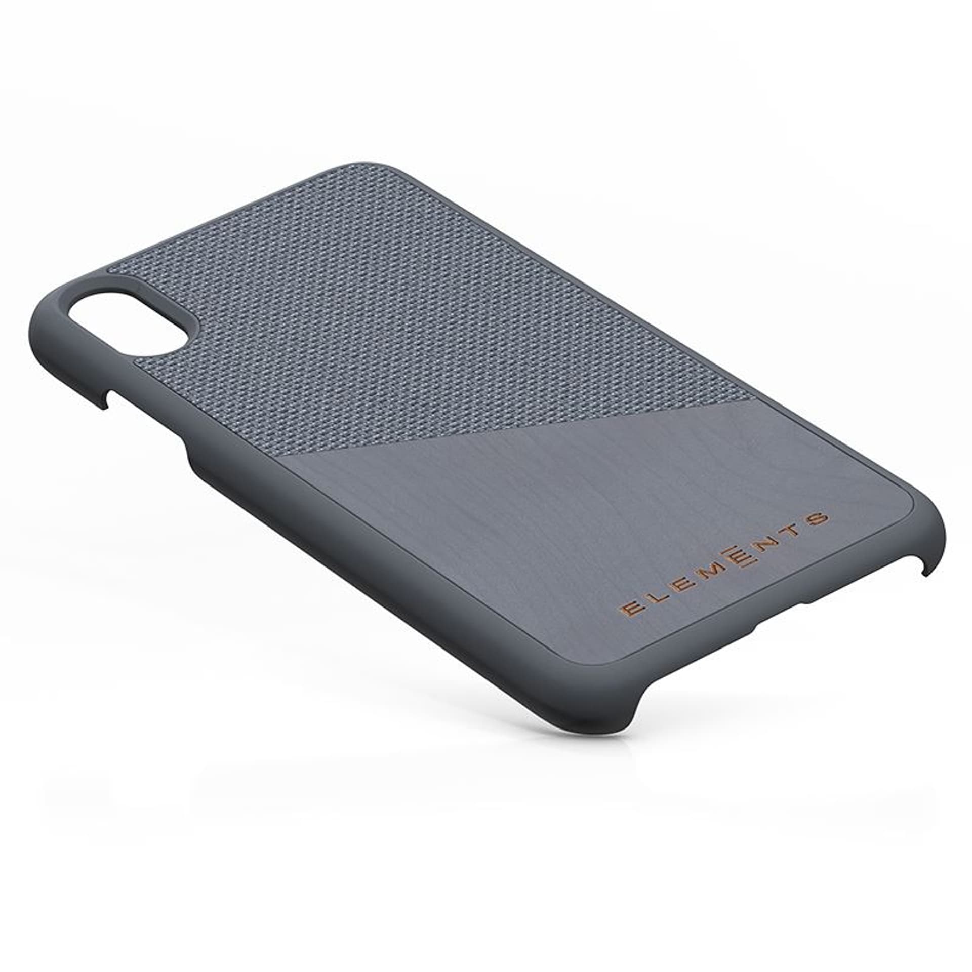 

Nordic Elements Original Hel - Drewniane etui iPhone Xs Max (Mid Grey)