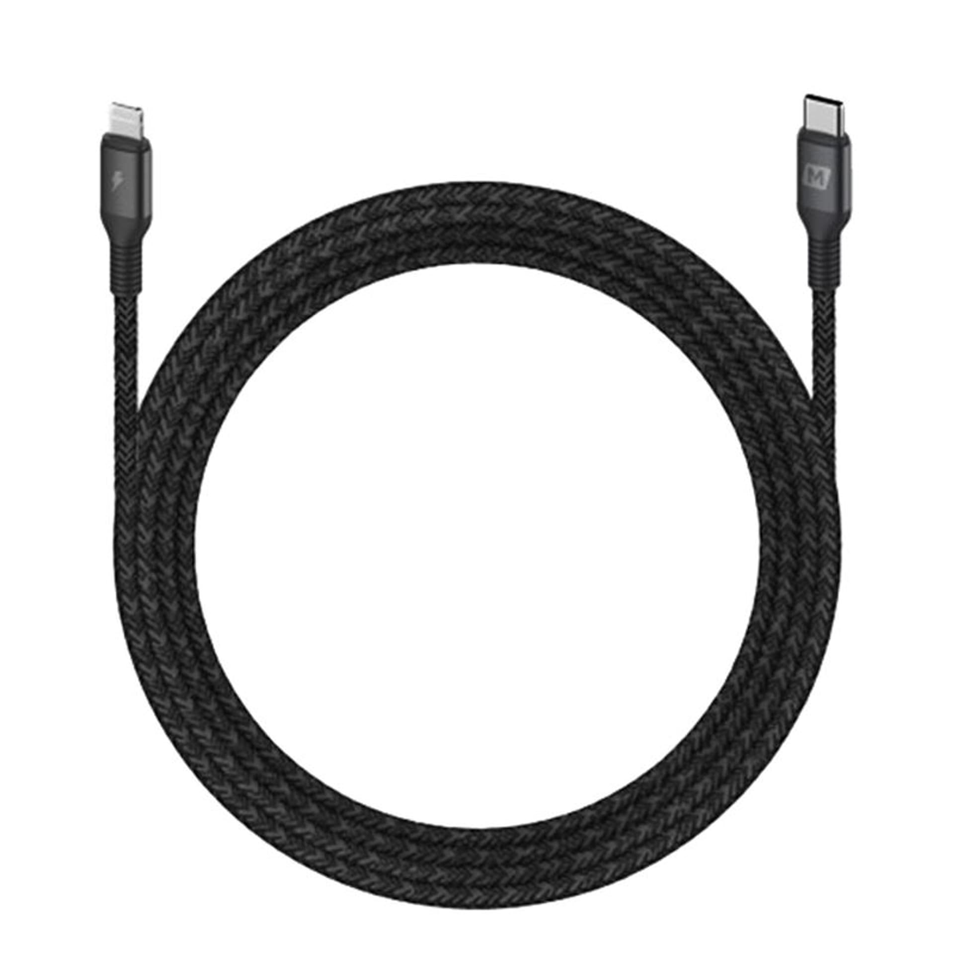 

Momax Elite link - Przewód z USB-C (Power Delivery Fast Charging 3A) na Lightning MFi 1,2 m (Black)