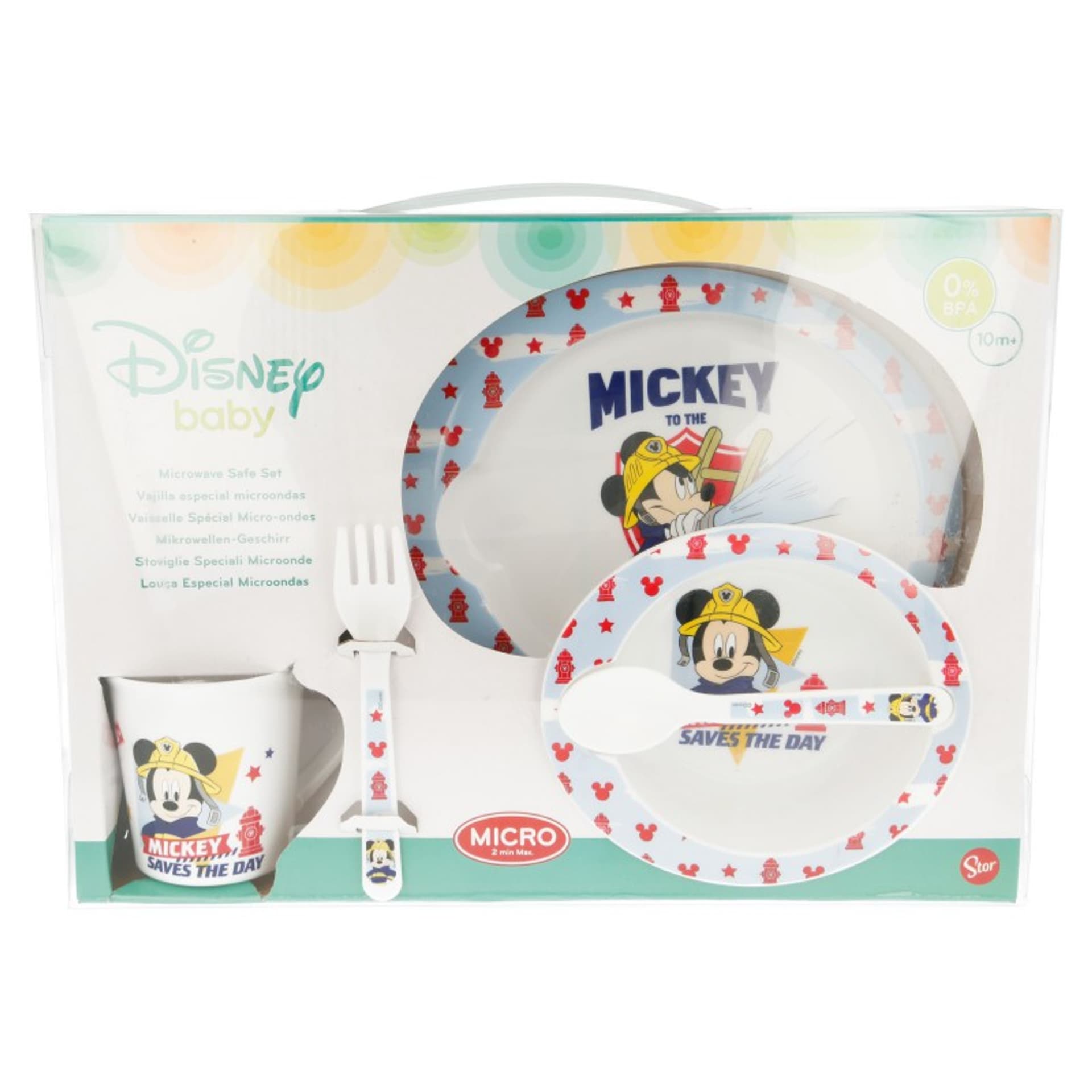 

Mickey Mouse - Duży zestaw naczyń do mikrofali (5 szt)