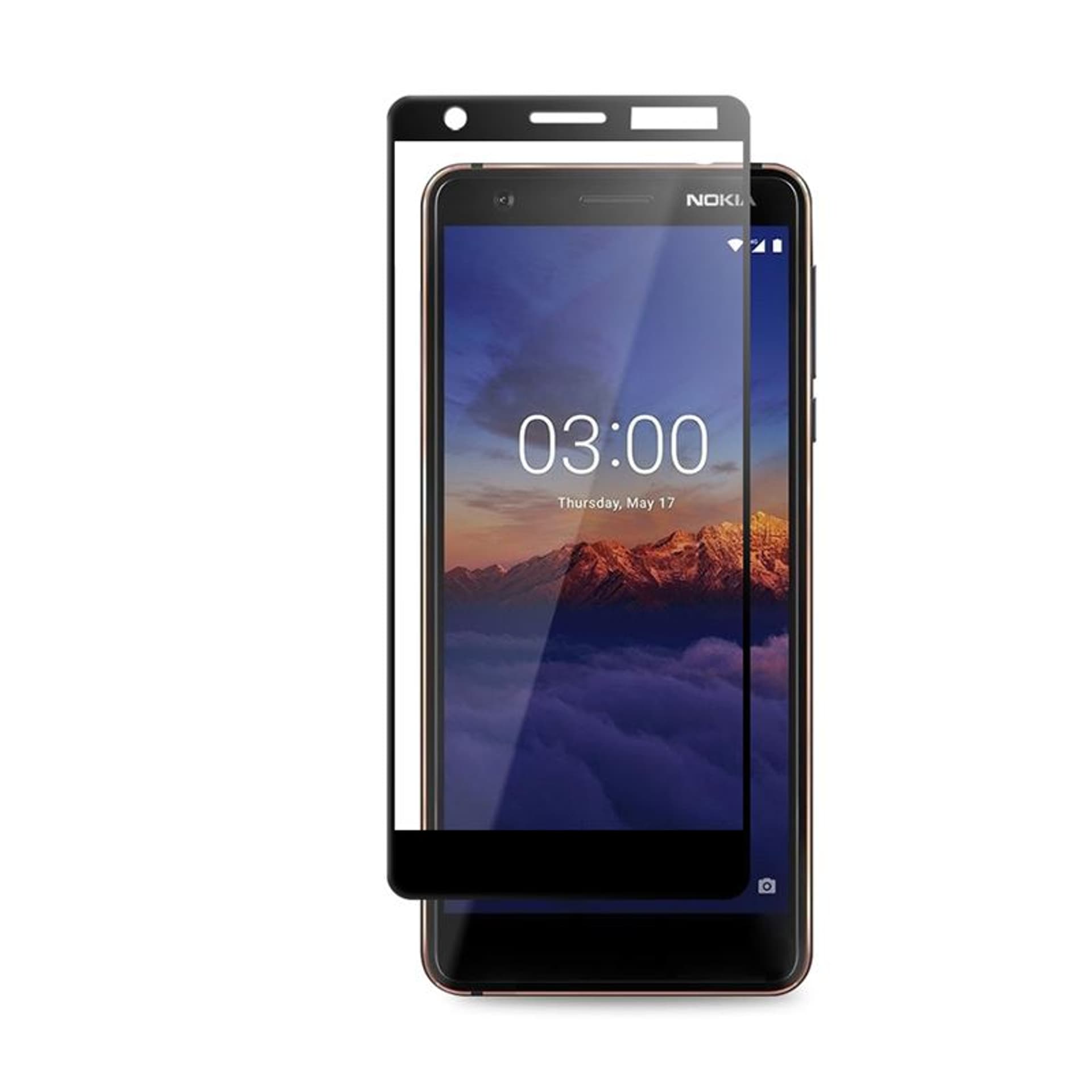 

Crong 7D Nano Flexible Glass - Szkło hybrydowe 9H na cały ekran Nokia 3.1