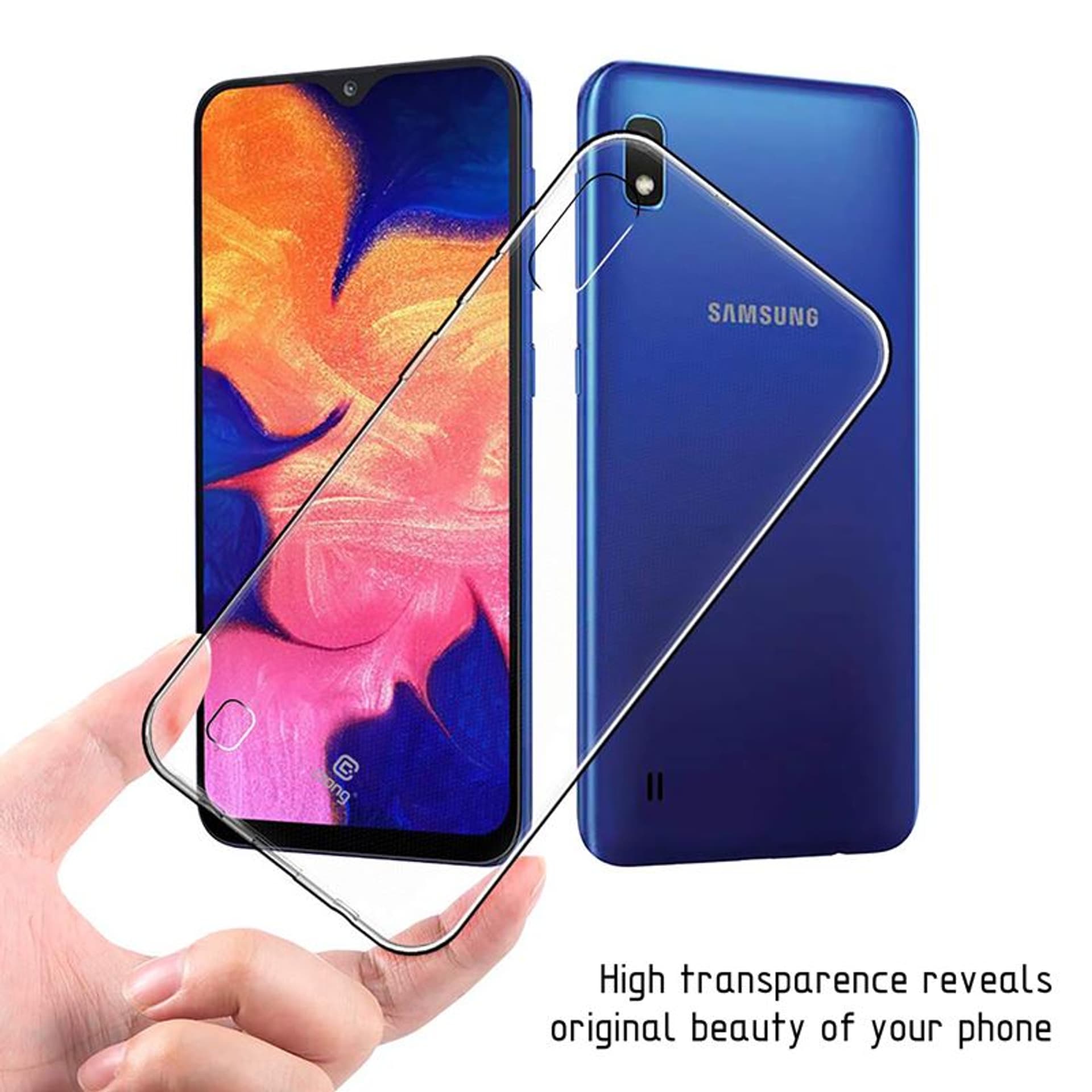 

Crong Crystal Slim Cover - Etui Samsung Galaxy A10 (przezroczysty)