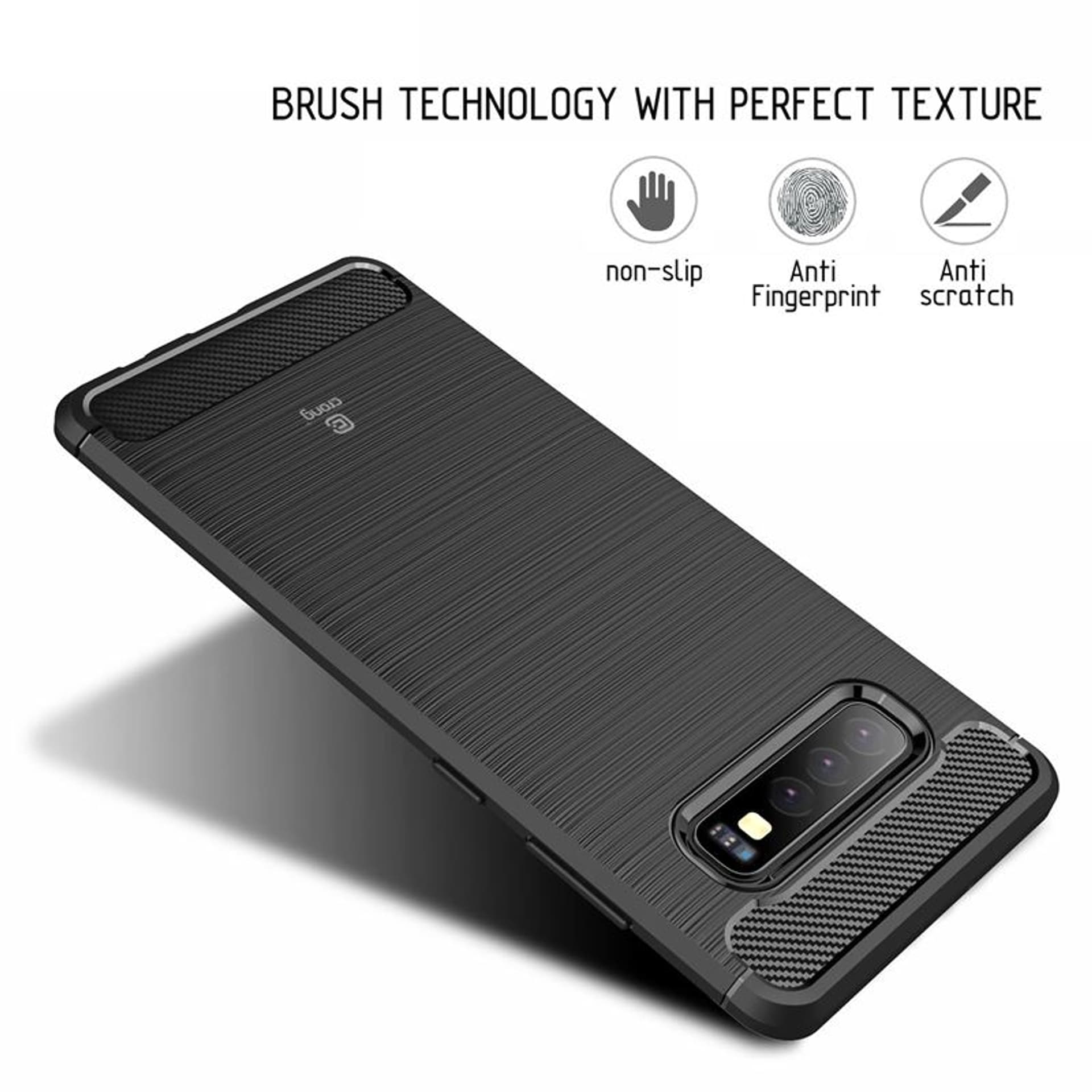 

Crong Soft Armour Cover - Etui Samsung Galaxy S10+ (czarny)