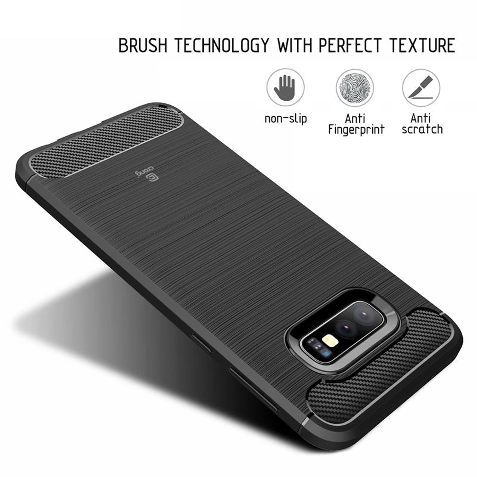 

Crong Soft Armour Cover - Etui Samsung Galaxy S10e (czarny)