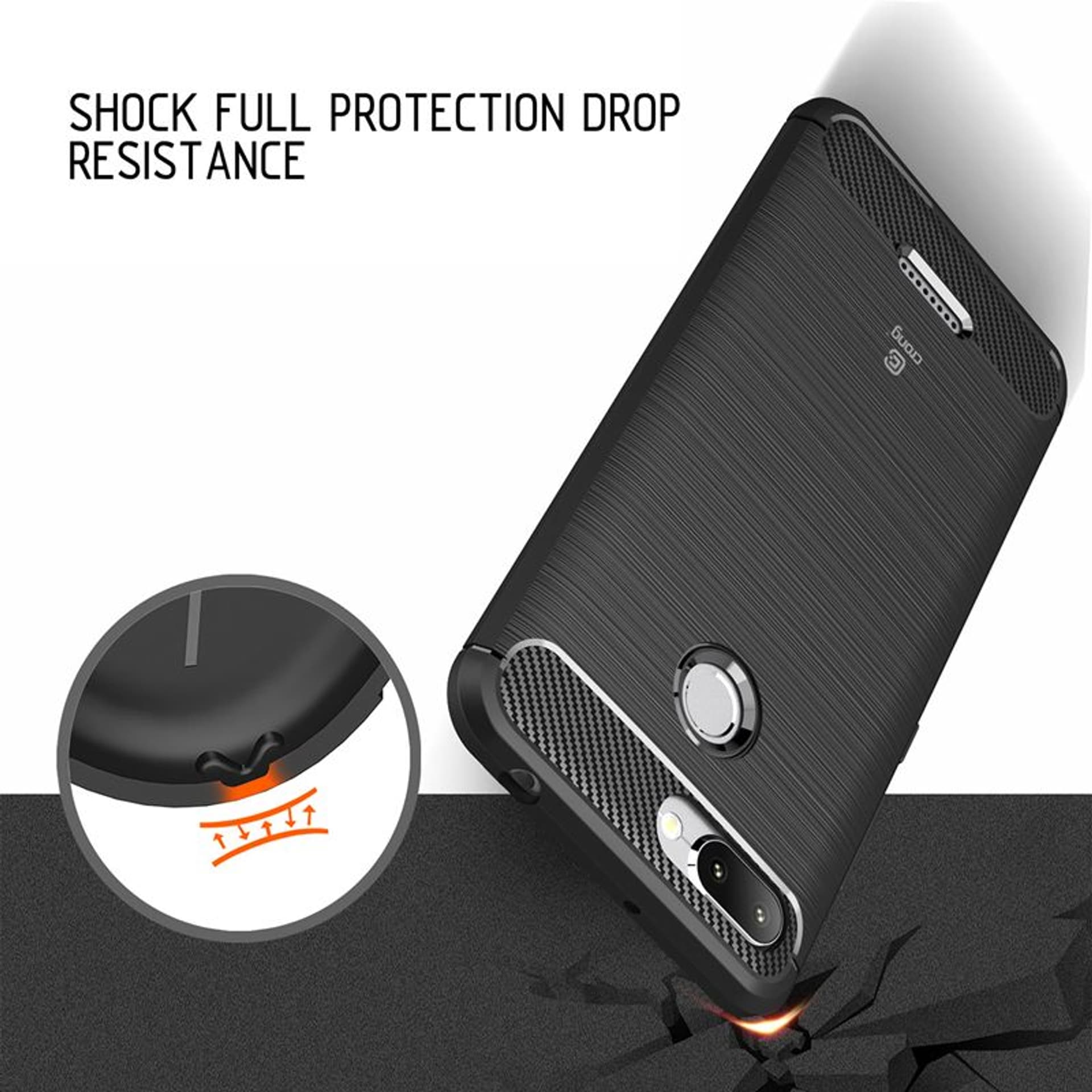 

Crong Soft Armour Cover - Etui Xiaomi Redmi 6 (czarny)