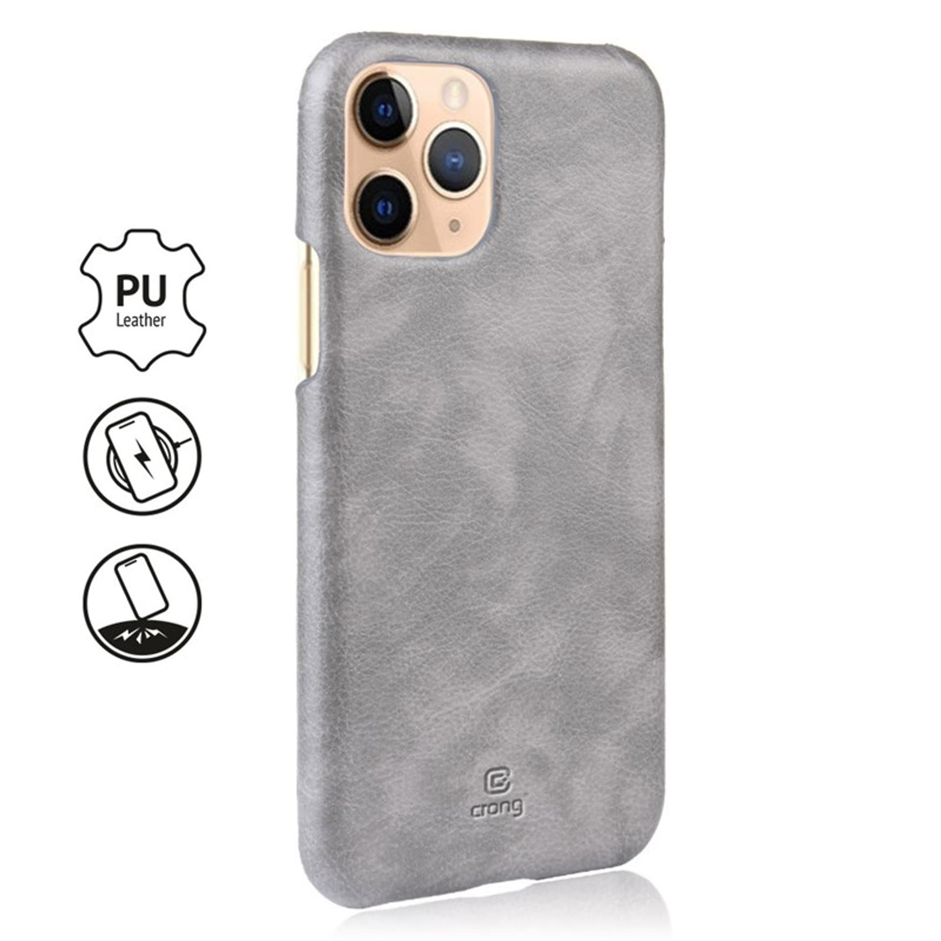 

Crong Essential Cover - Etui iPhone 11 Pro (szary)