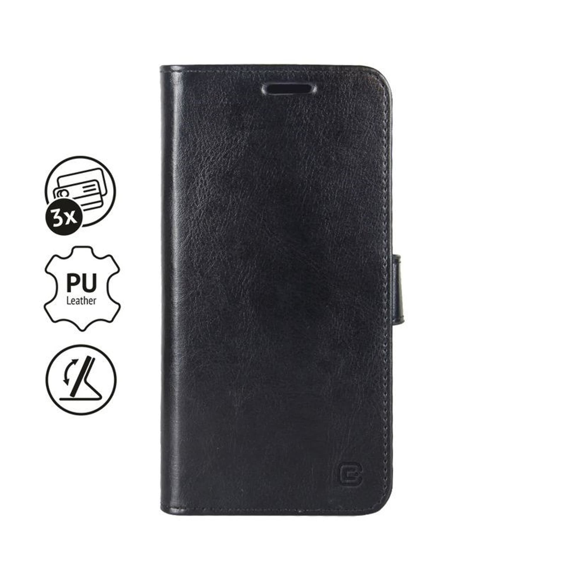 

Crong Booklet Wallet - Etui iPhone 11 Pro Max z kieszeniami + funkcja podstawki (czarny)