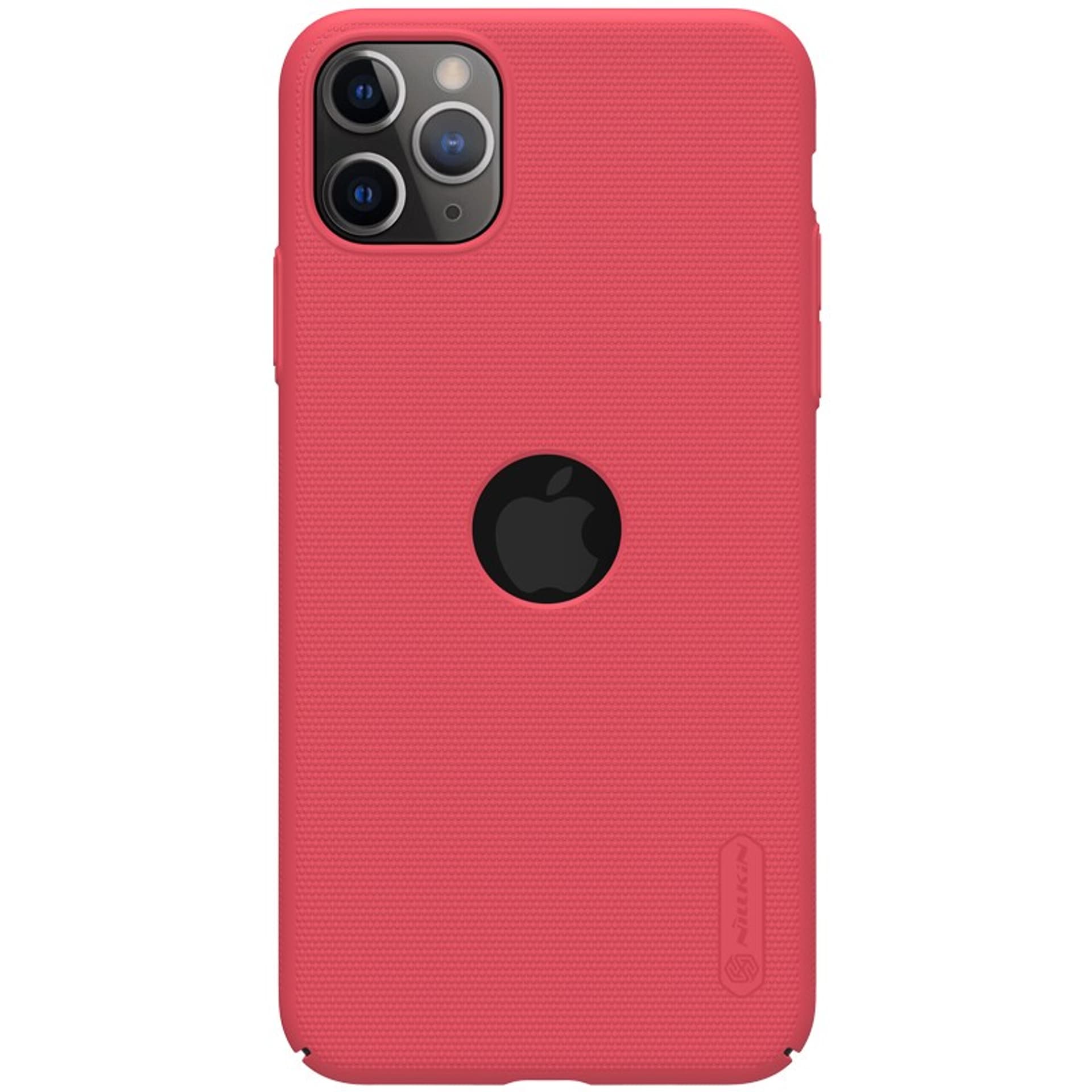 

Nillkin Super Frosted Shield - Etui Apple iPhone 11 Pro Max z wycięciem na logo (Bright Red)