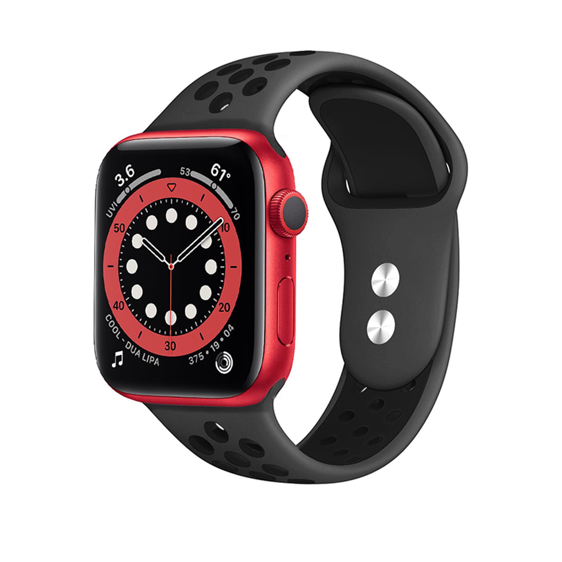 

Crong Duo Sport - Pasek do Apple Watch 38/40/41 mm (szary/czarny)