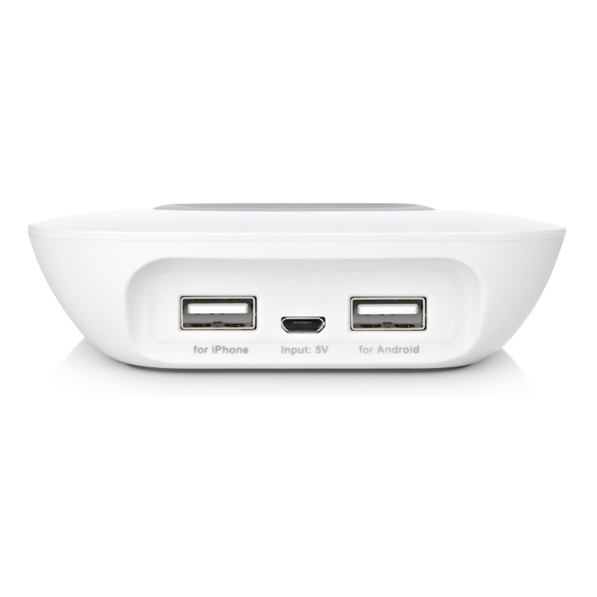 

Budi - Ładowarka bezprzewodowa Qi oraz + porty USB (Biały)