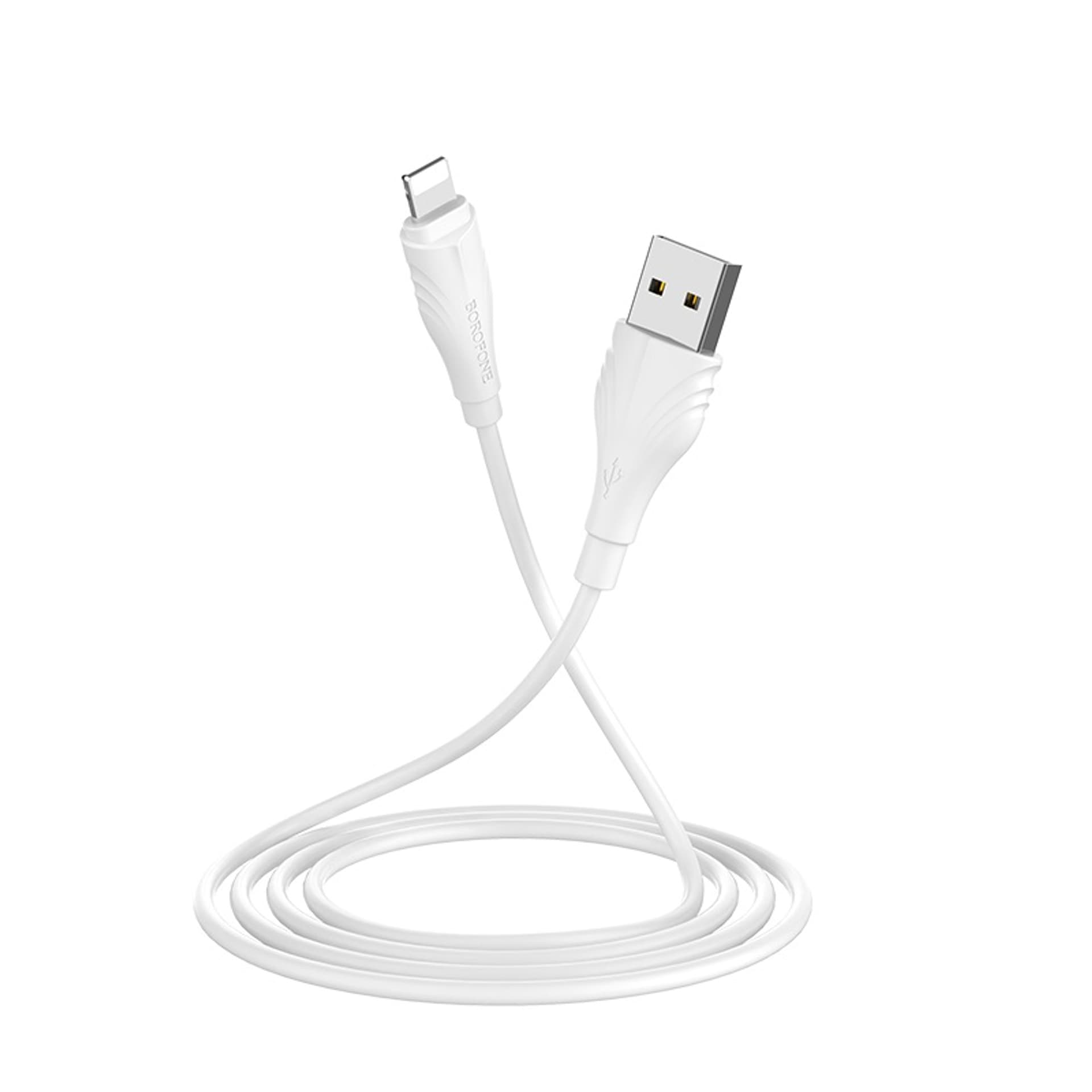 

Borofone - Kabel USB-A do Lightning, 2 m (Biały)