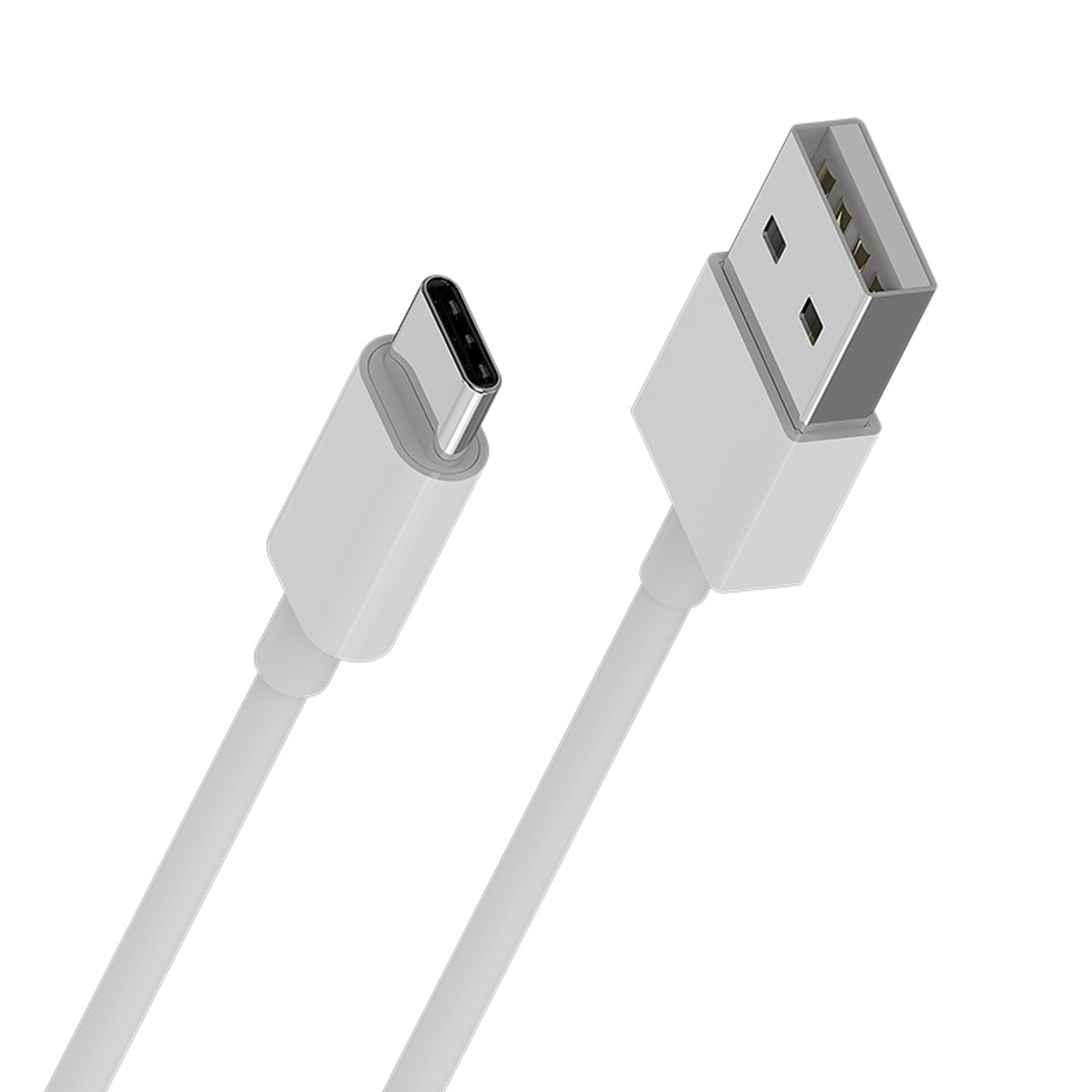 

Borofone - Kabel USB-A do USB-C zapakowany w tubę, 1 m (Biały)