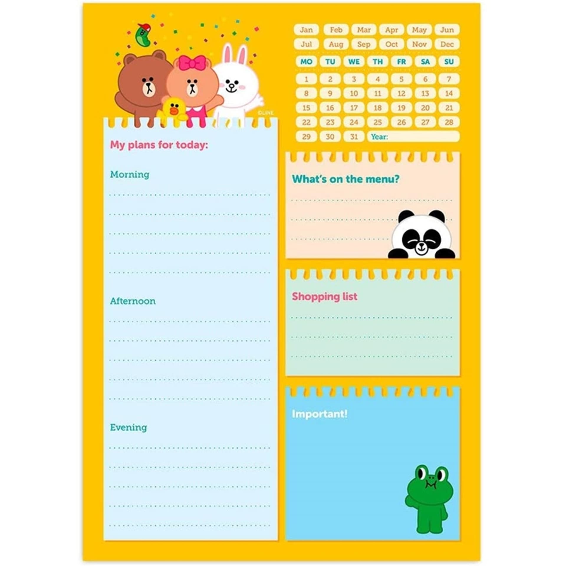 

BT21 - Planner dzienny A5